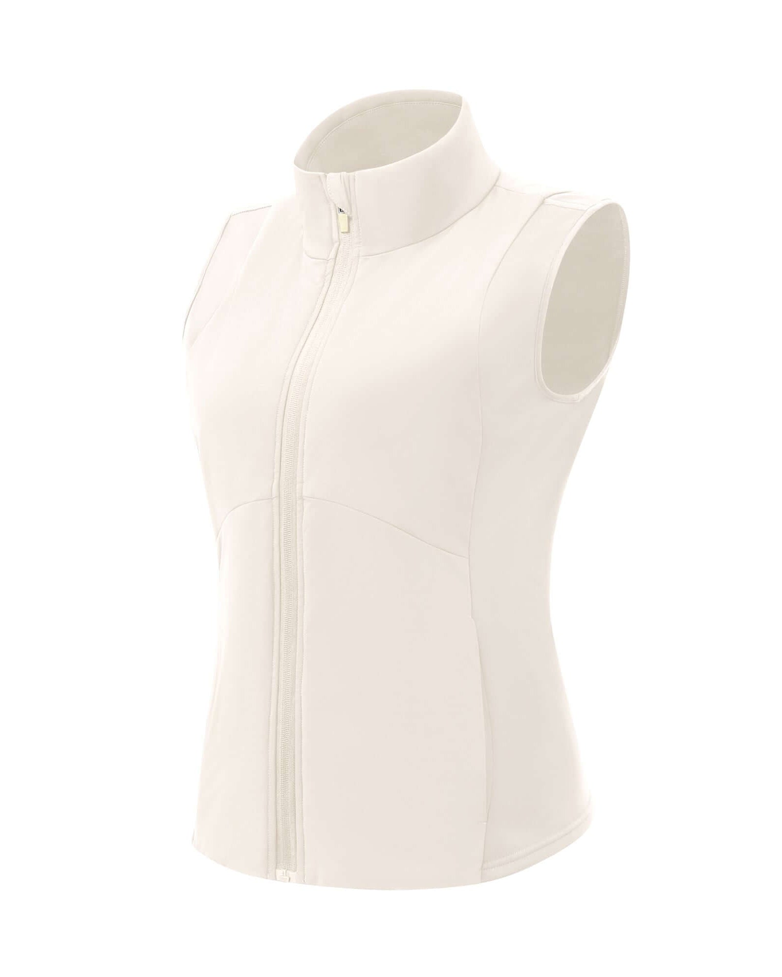 Casual Stand Collar Padded Vest - ododos