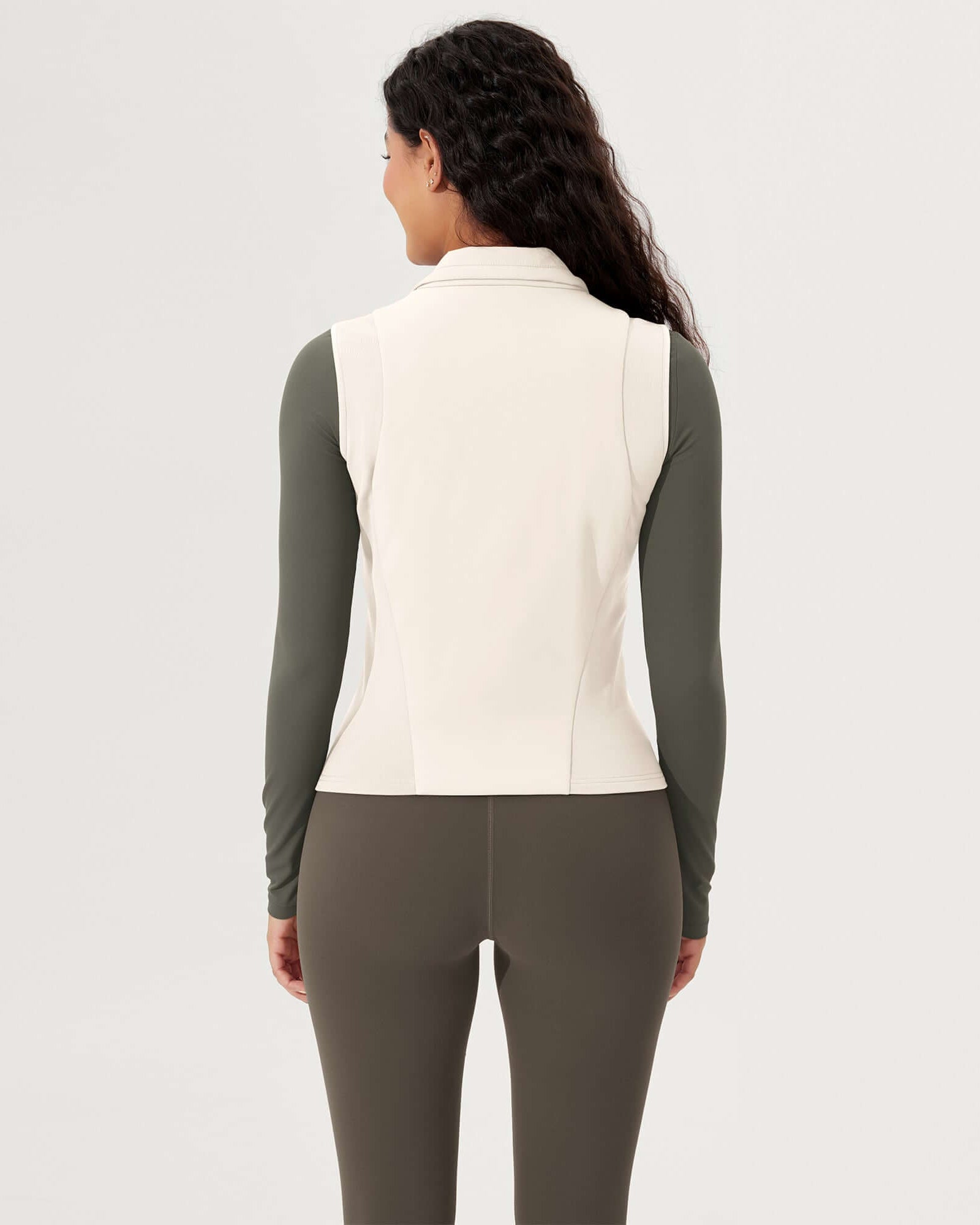 Casual Stand Collar Padded Vest - ododos