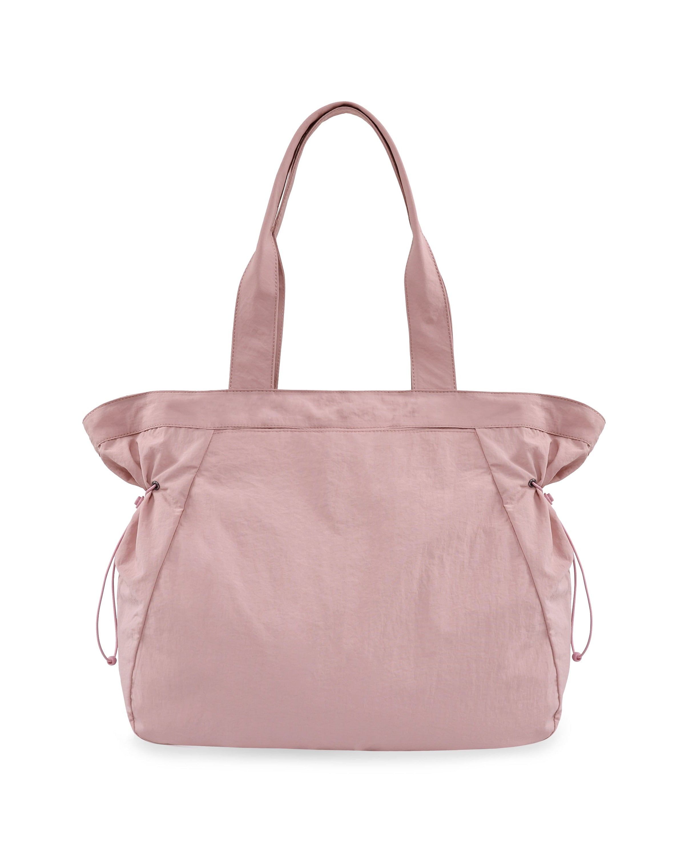 18L Side-Cinch Shopper Tote Bags Blush Pink 14 x 16 x 4.5 - ododos