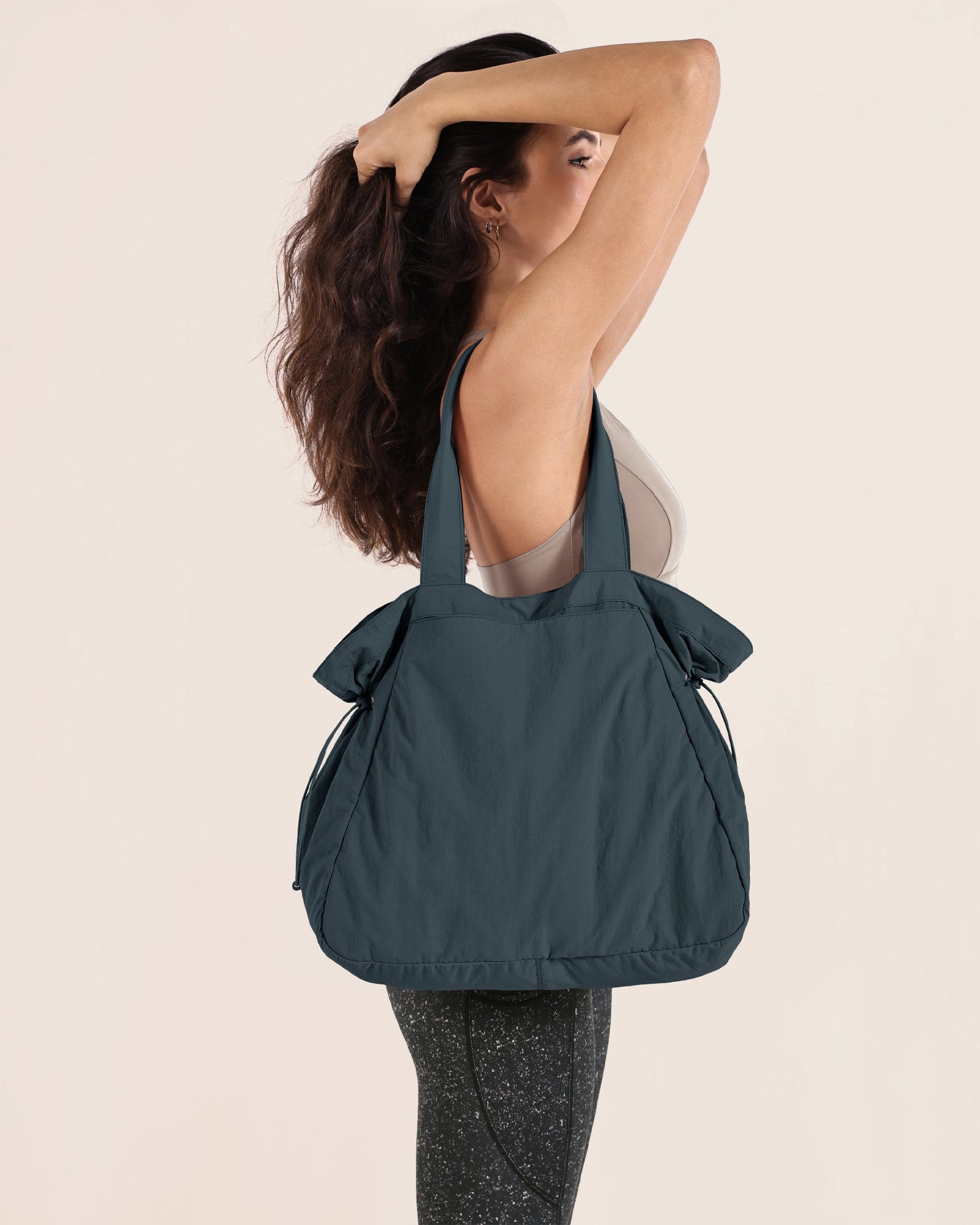 18L Side-Cinch Shopper Tote Bags - ododos