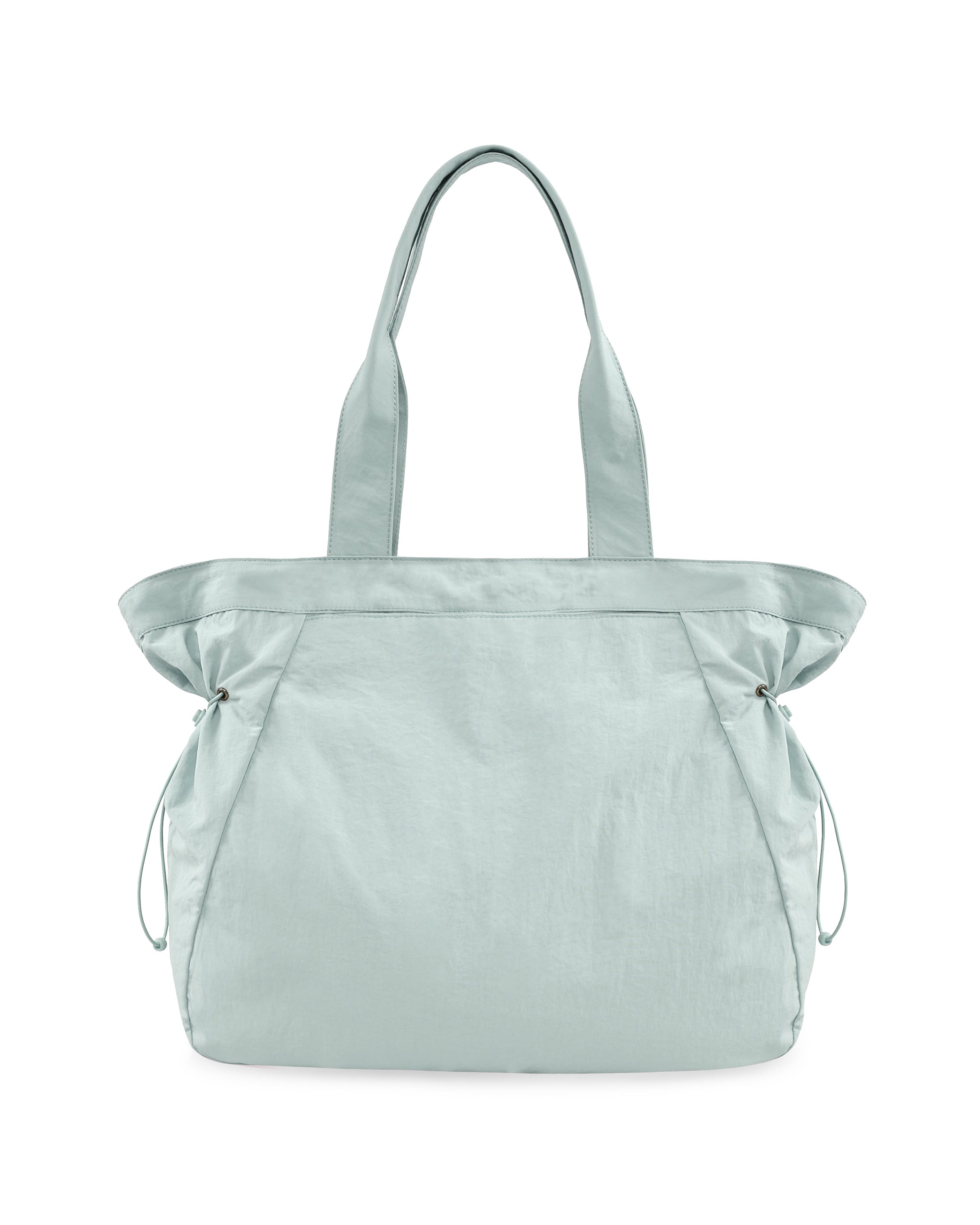 18L Side-Cinch Shopper Tote Bags Pearl Blue 14 x 16 x 4.5 - ododos
