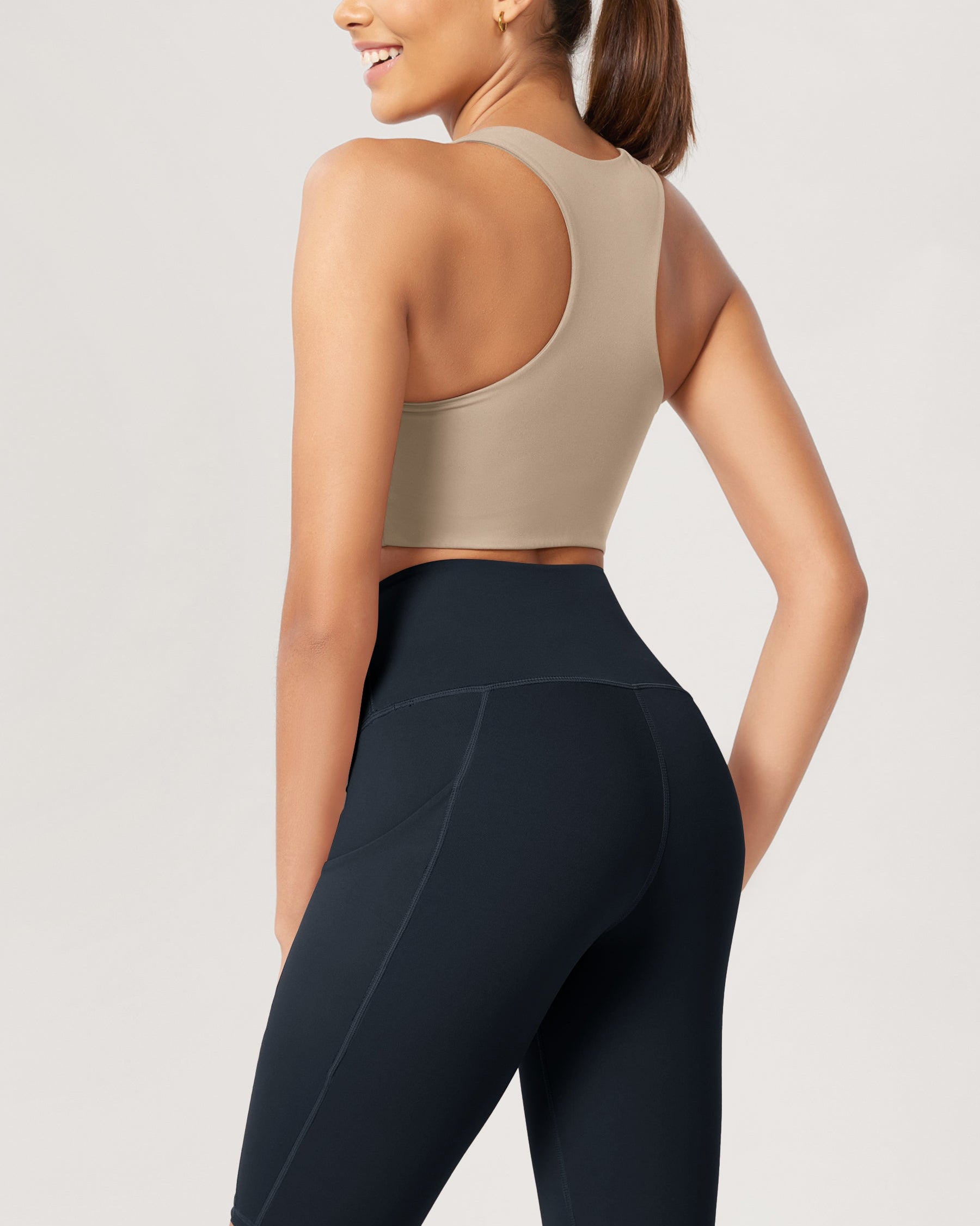 10 Tummy Control 2.0 High Waist Athletic Workout Shorts with Pockets - ododos