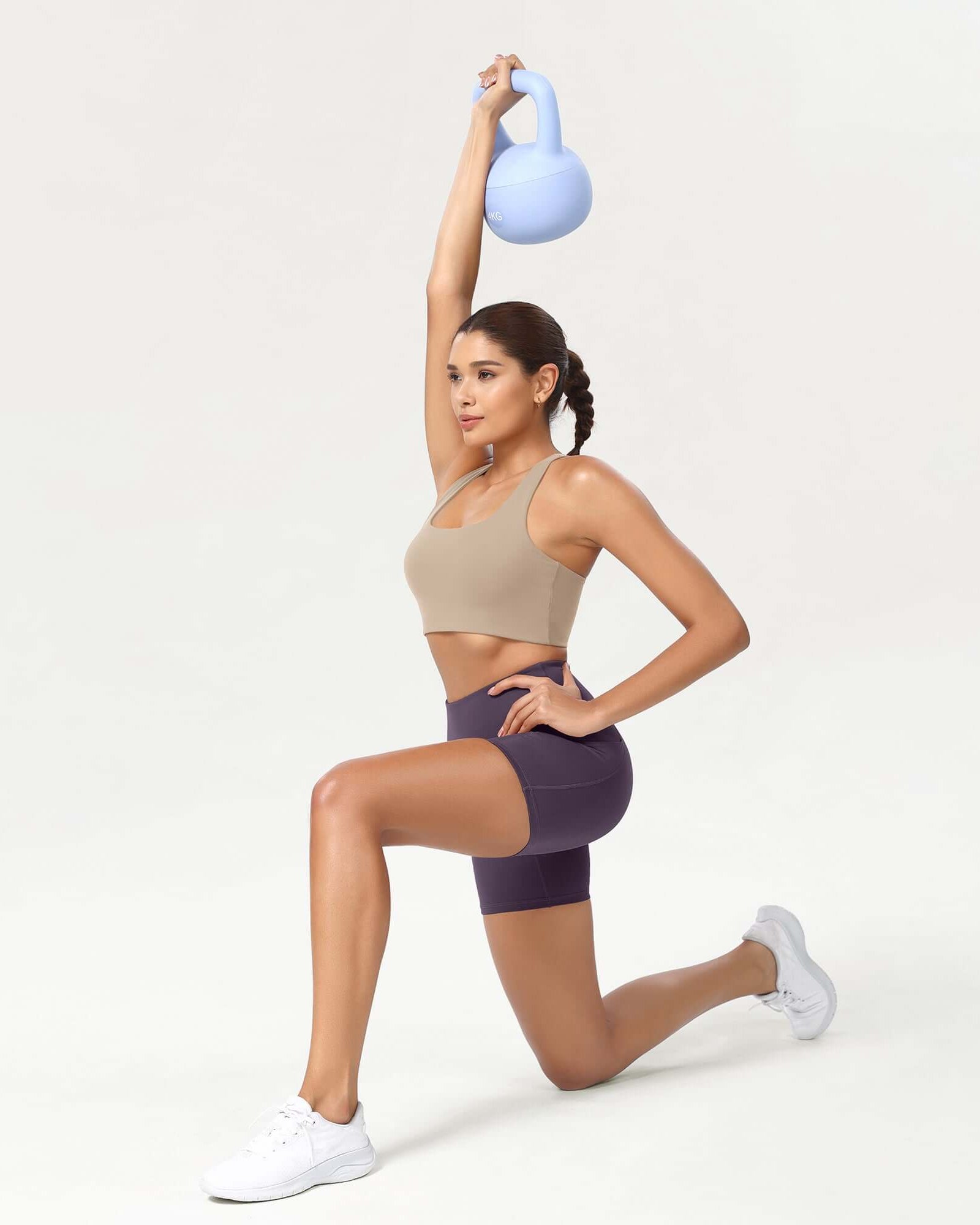 5 High Waist Control Shorts with Pockets - ododos