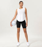 8 Tummy Control 2.0 High Waist Athletic Workout Shorts with Pockets - ododos