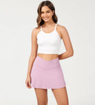 Pleated Crossover Tennis Skorts - ododos