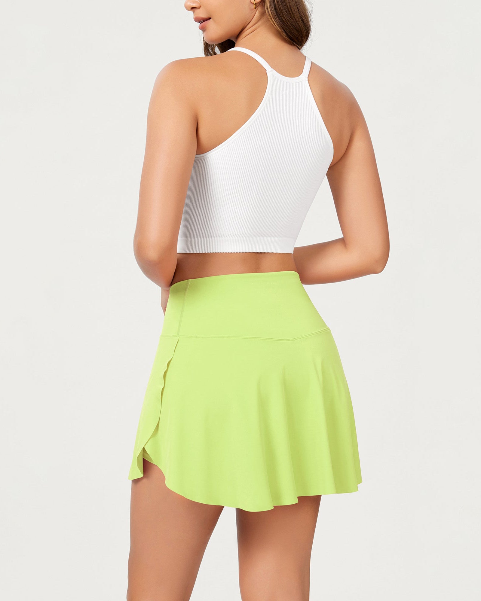 Pleated Crossover Tennis Skorts - ododos