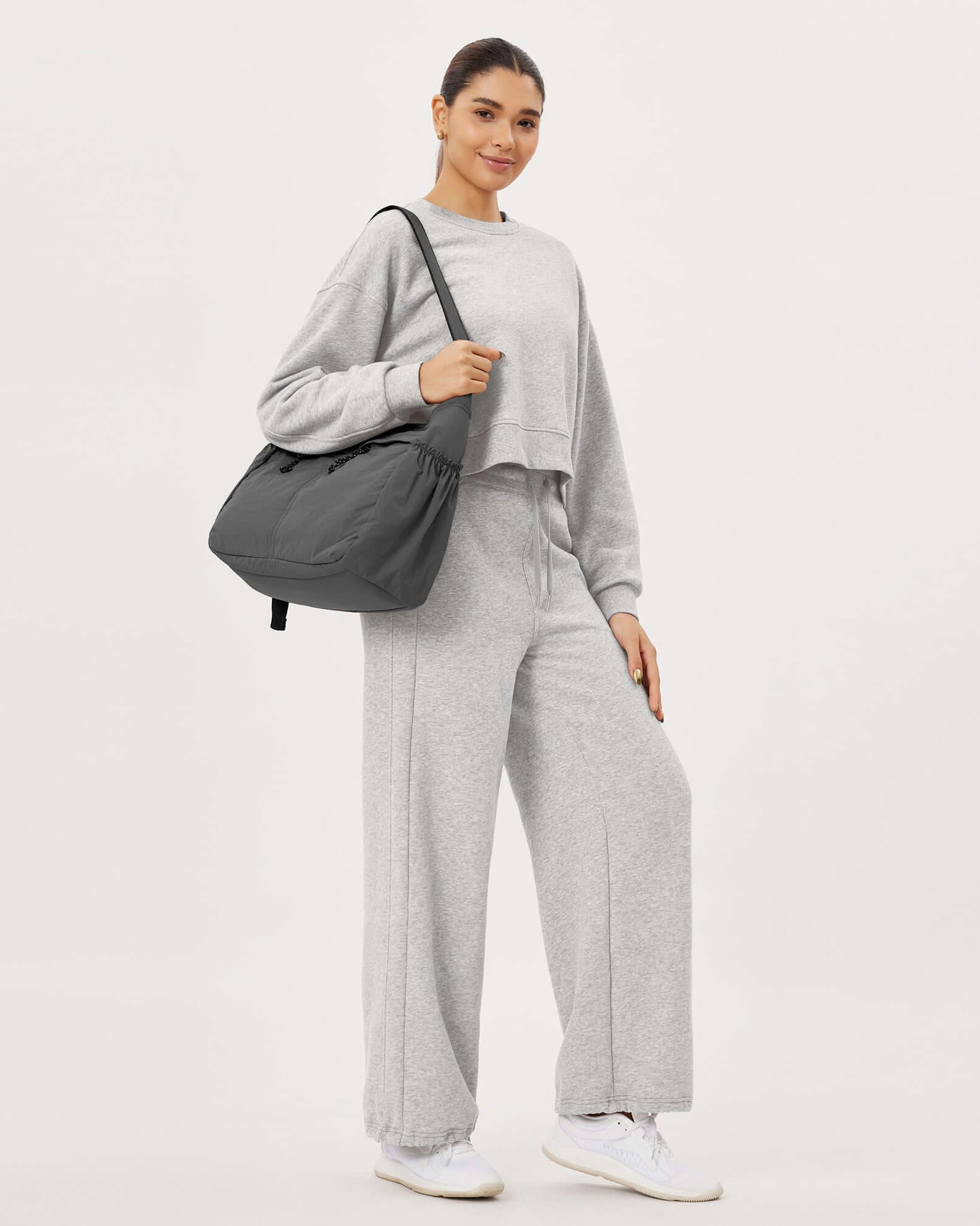 20L Crossbody Large Capacity Lightweight Hobo Shoulder Sling Bag - ododos