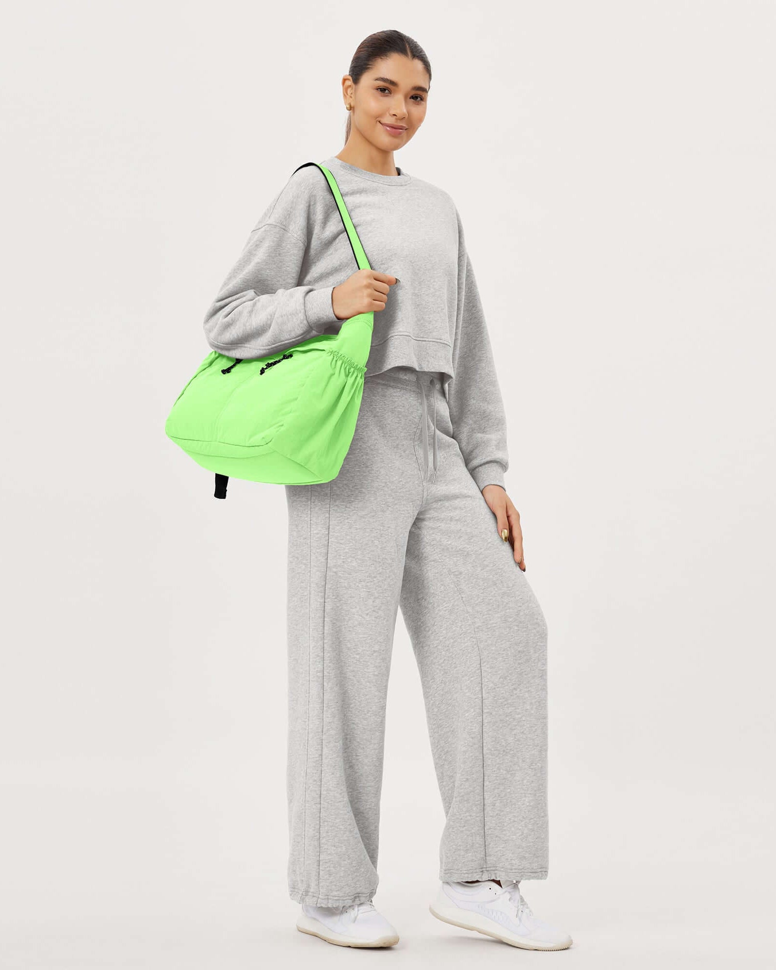 20L Crossbody Large Capacity Lightweight Hobo Shoulder Sling Bag - ododos