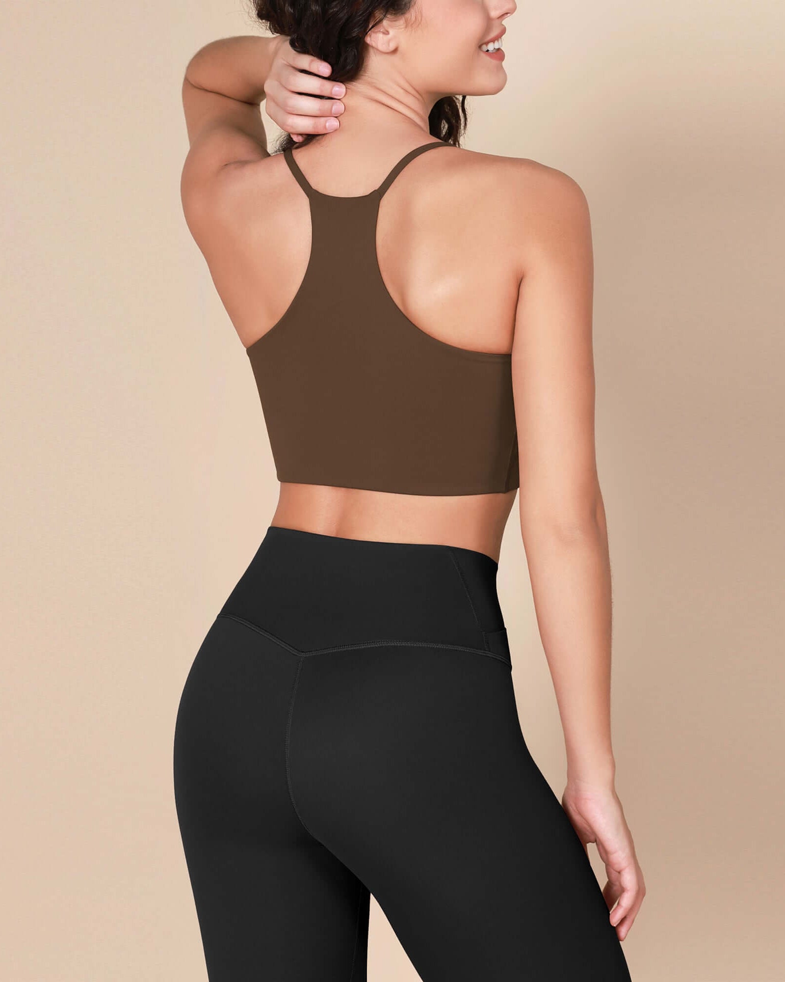 Halter Racerback Sports Bra - ododos