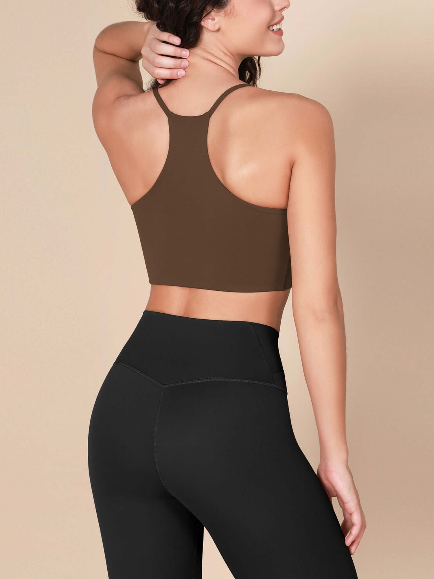 Halter Racerback Sports Bra - ododos