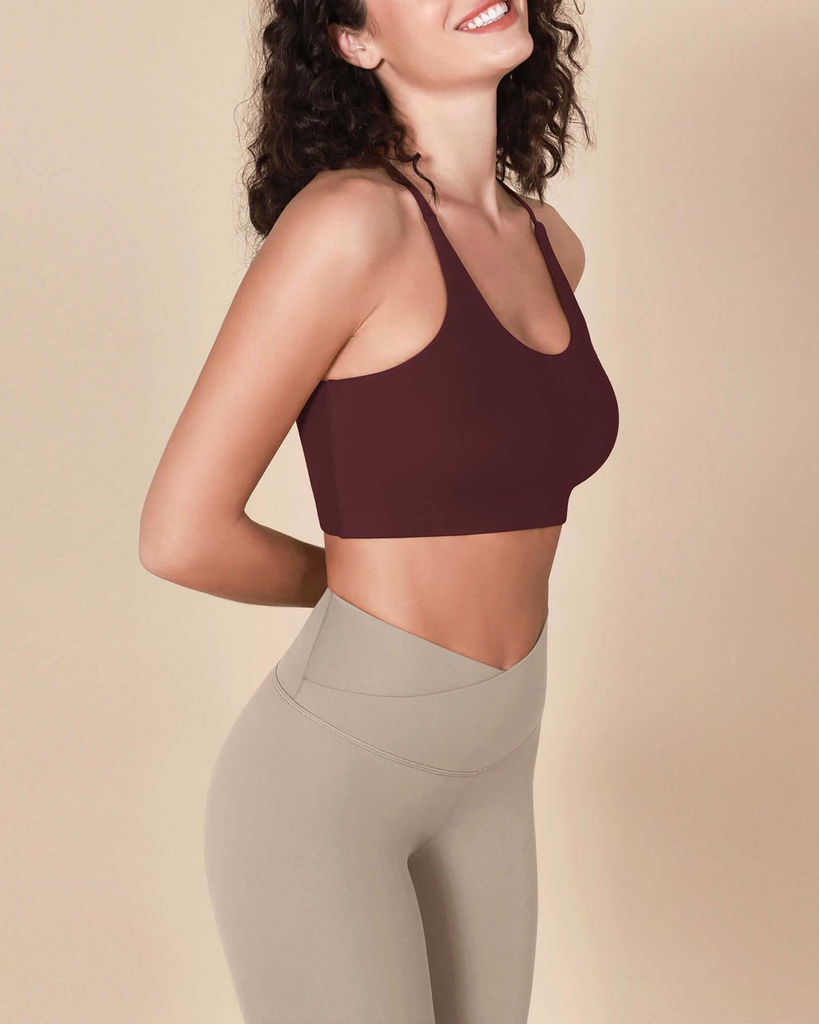 Halter Racerback Sports Bra - ododos