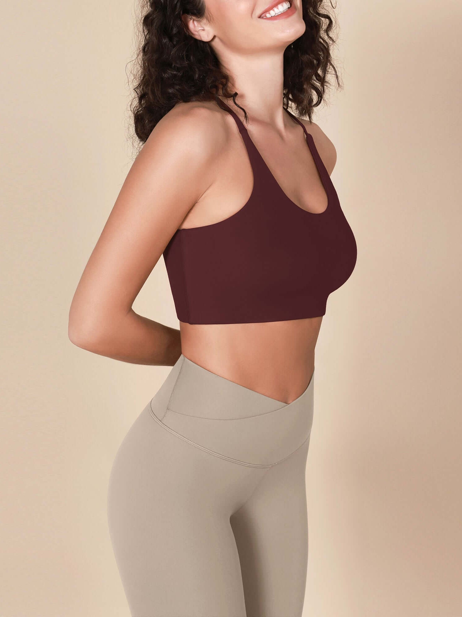 Halter Racerback Sports Bra - ododos