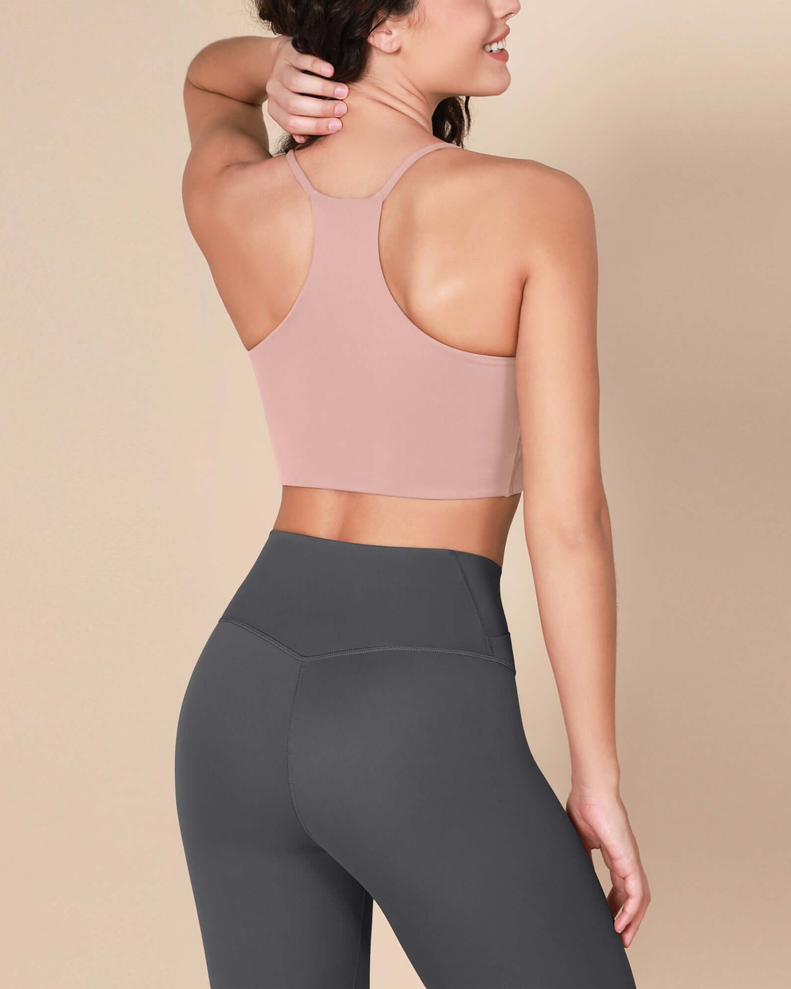 Halter Racerback Sports Bra - ododos