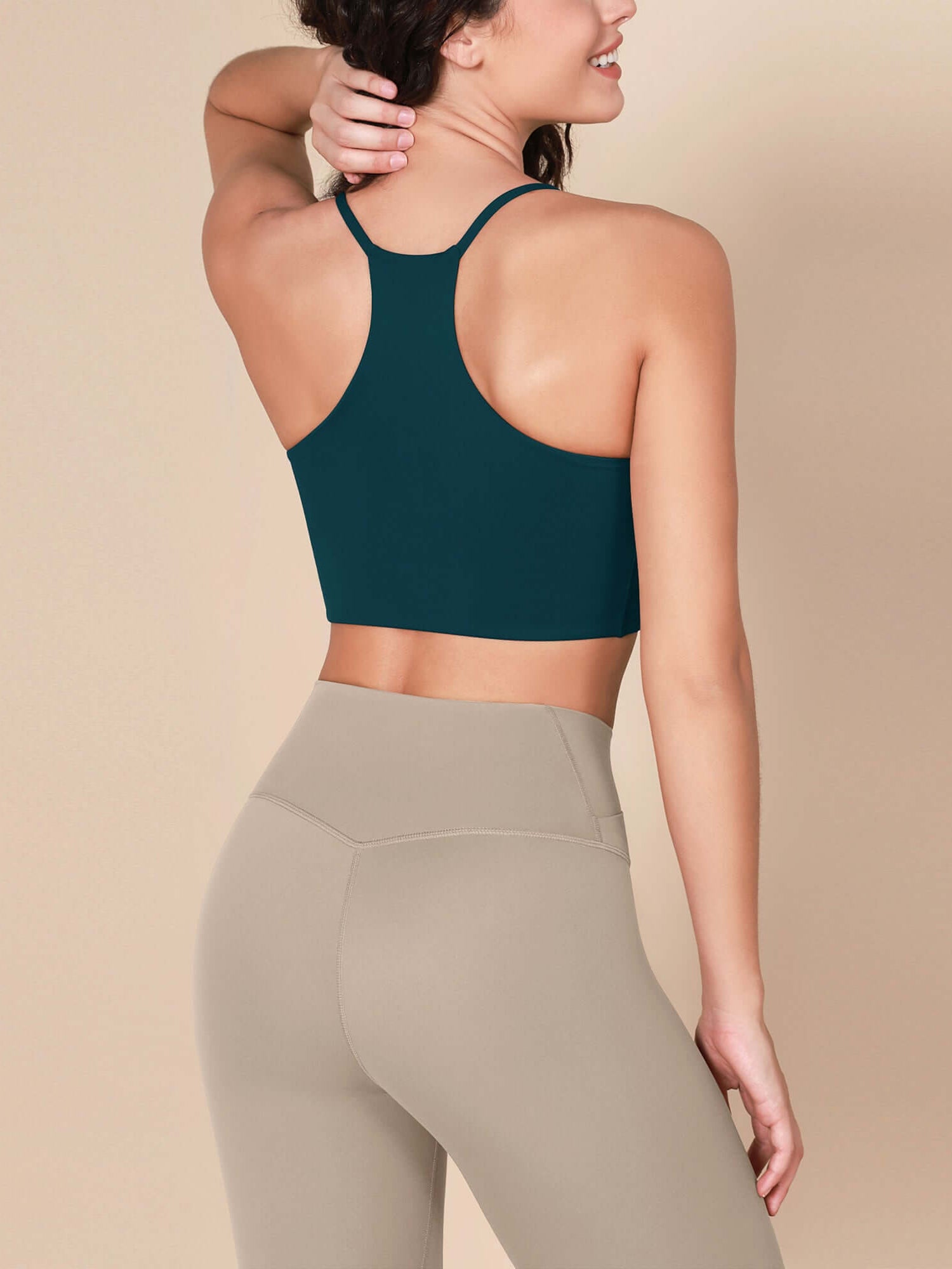 Halter Racerback Sports Bra - ododos
