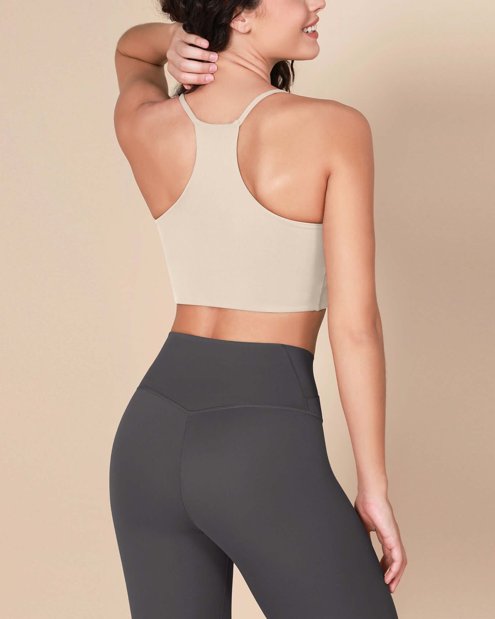 Halter Racerback Sports Bra - ododos