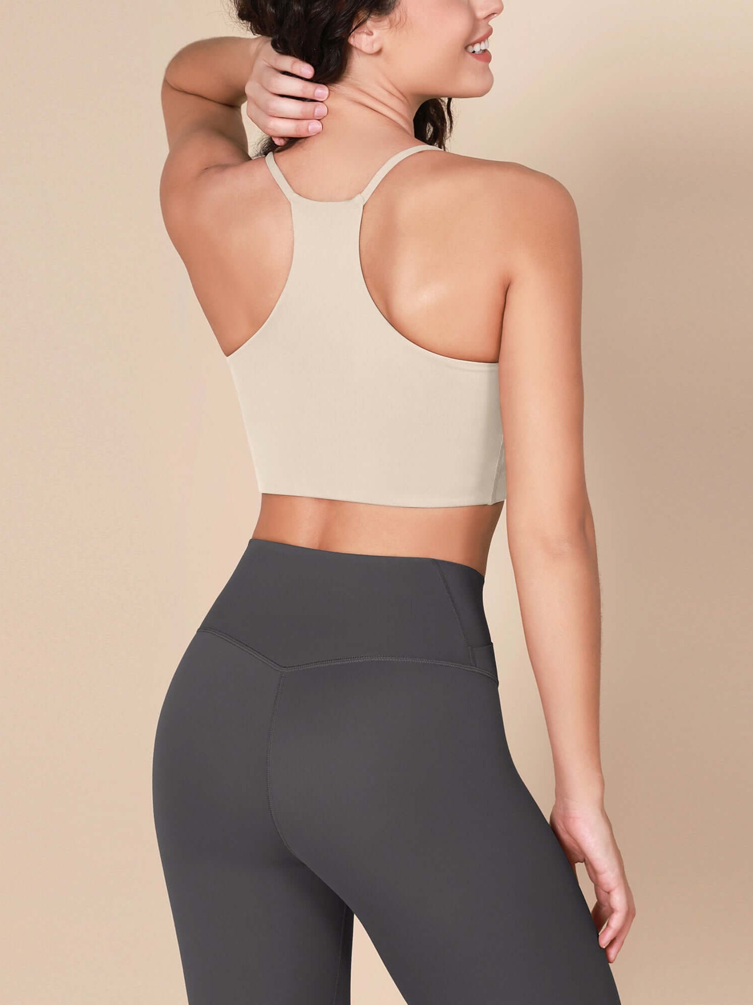 Halter Racerback Sports Bra - ododos