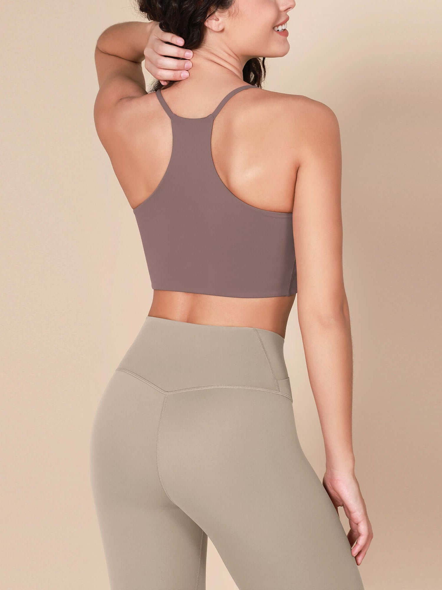 Halter Racerback Sports Bra - ododos