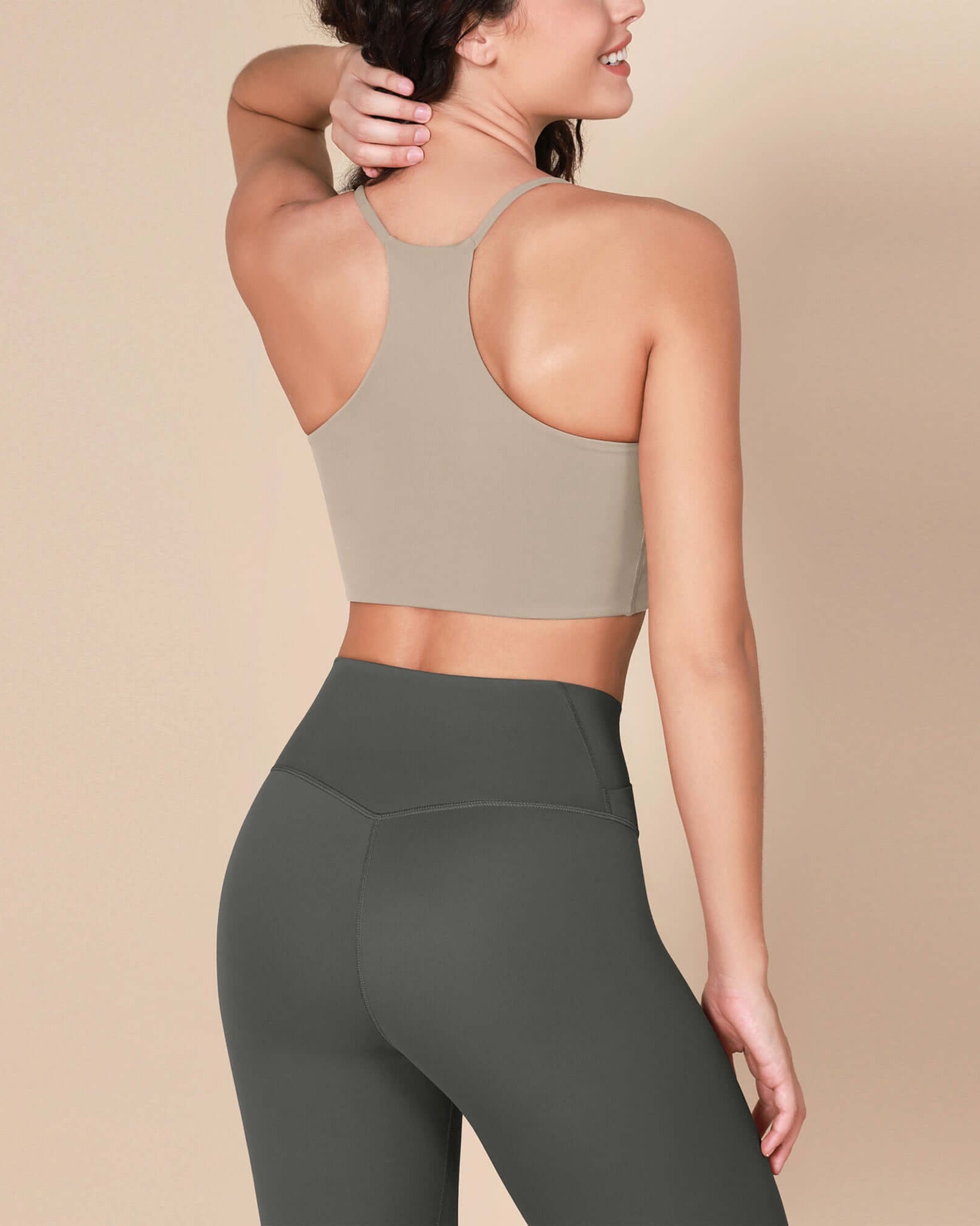 Halter Racerback Sports Bra - ododos