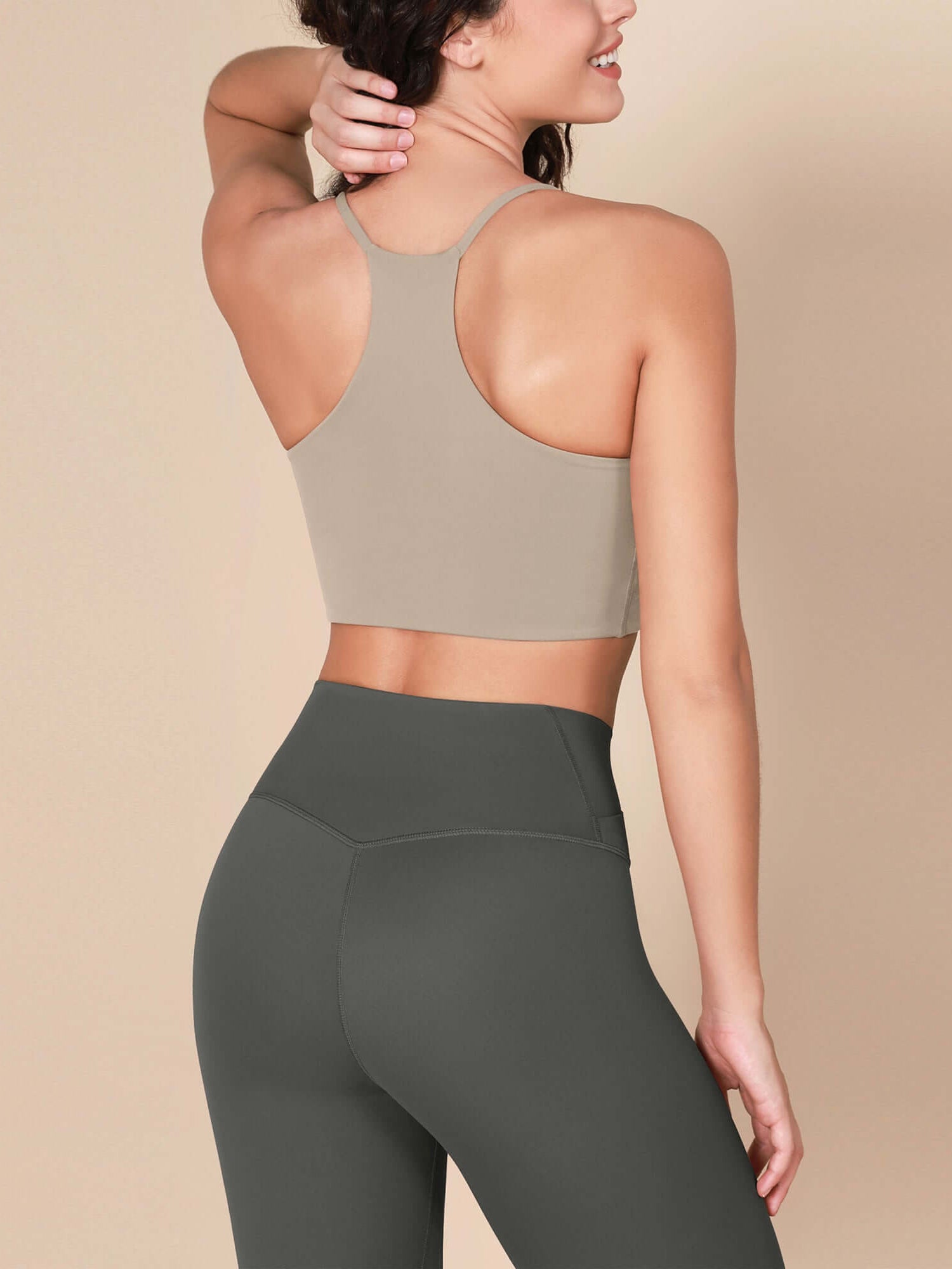 Halter Racerback Sports Bra - ododos