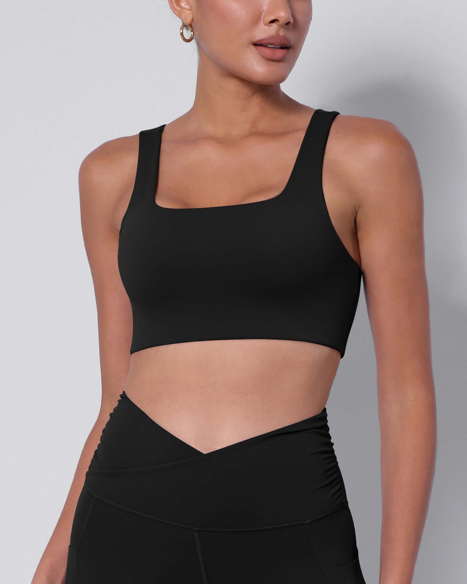 2-Pack Square Neck Sports Bra - ododos