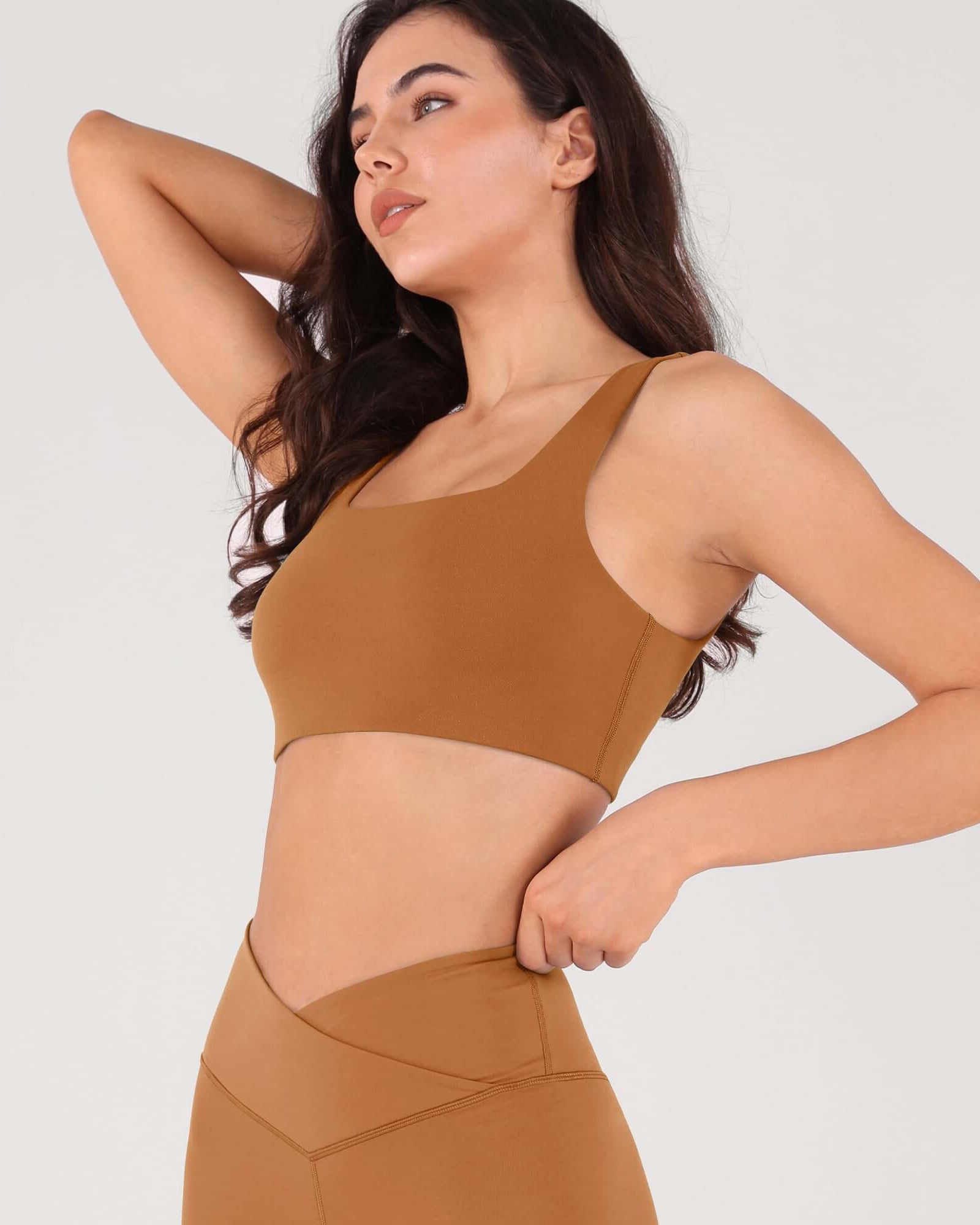 2-Pack Square Neck Sports Bra - ododos