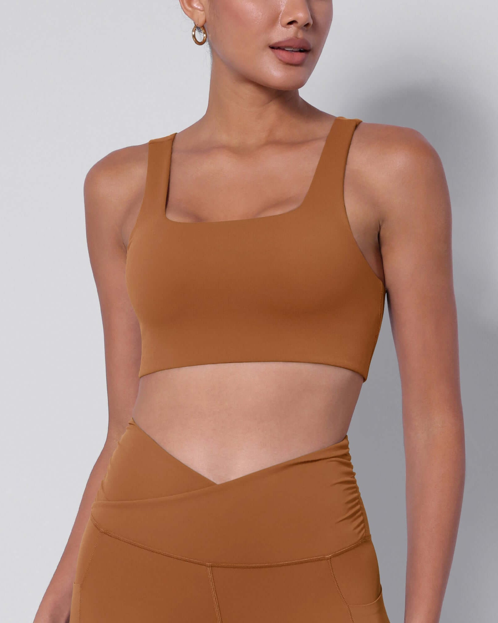 2-Pack Square Neck Sports Bra - ododos