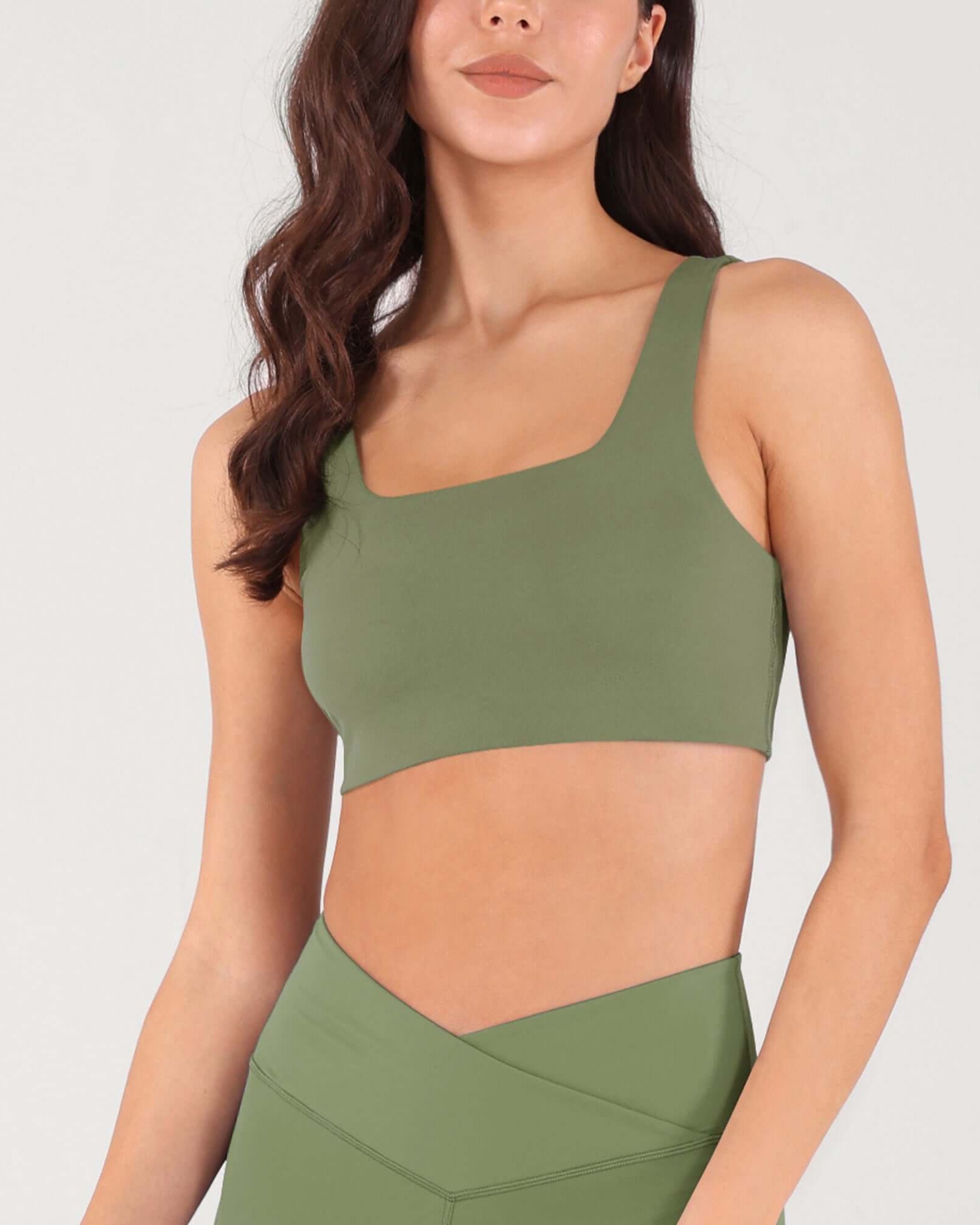 2-Pack Square Neck Sports Bra - ododos