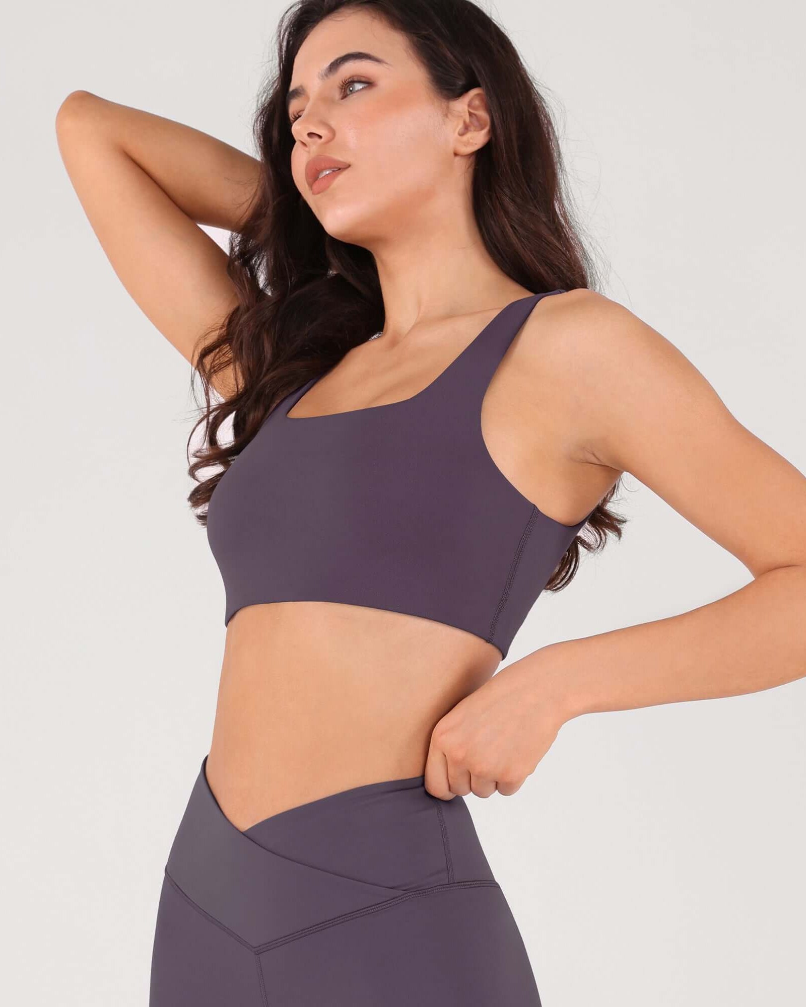 2-Pack Square Neck Sports Bra - ododos