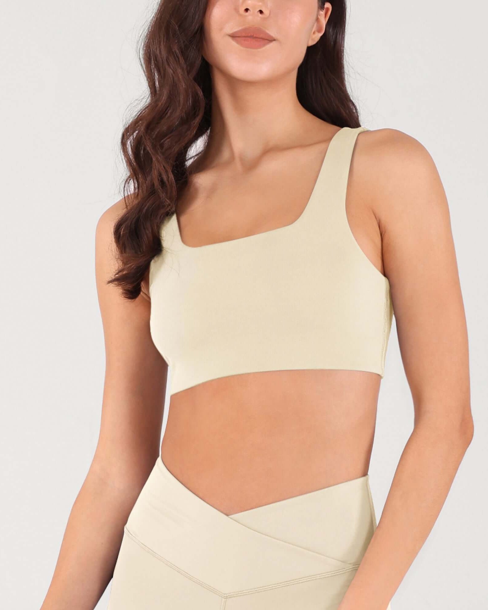 2-Pack Square Neck Sports Bra - ododos