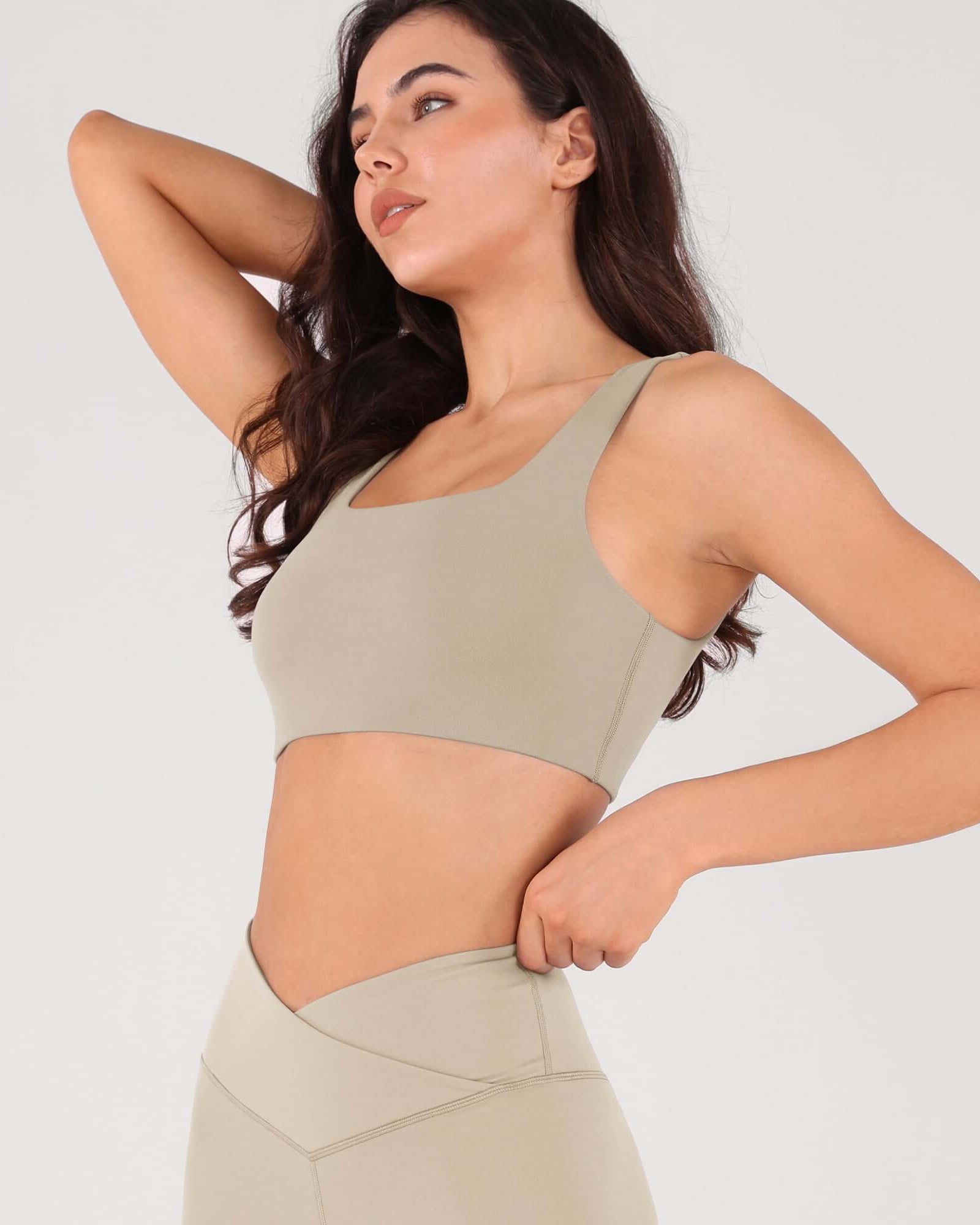 2-Pack Square Neck Sports Bra - ododos