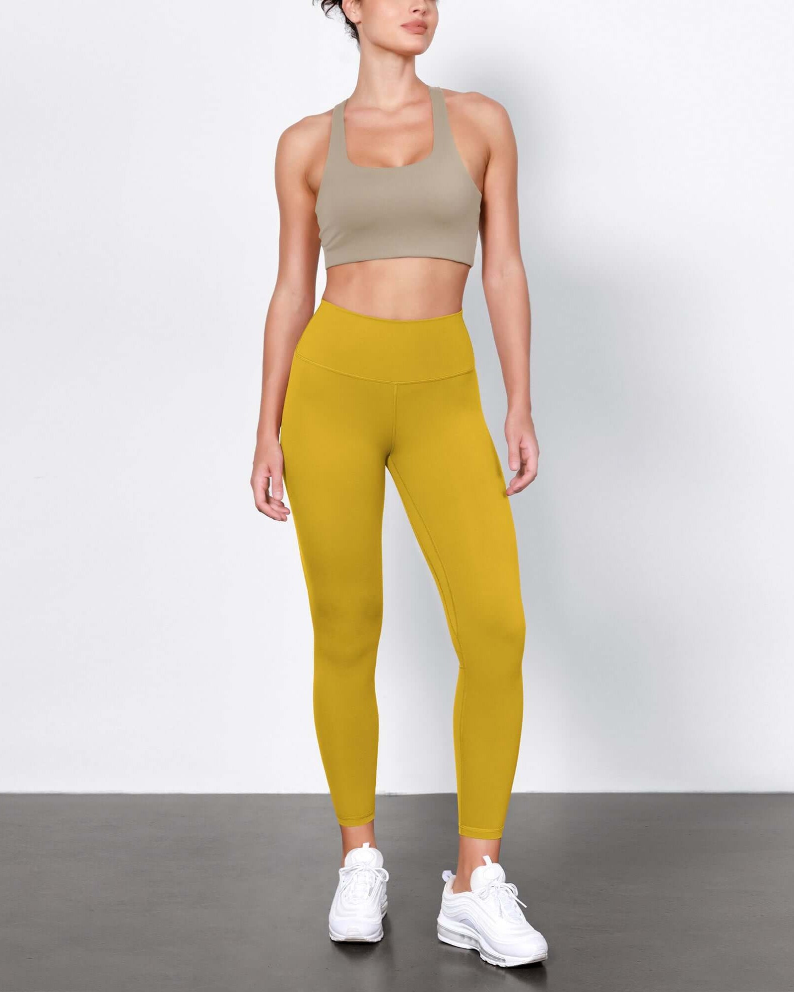 ODLIFT 25 High Waist Compression Yoga Leggings Mango Mint - ododos