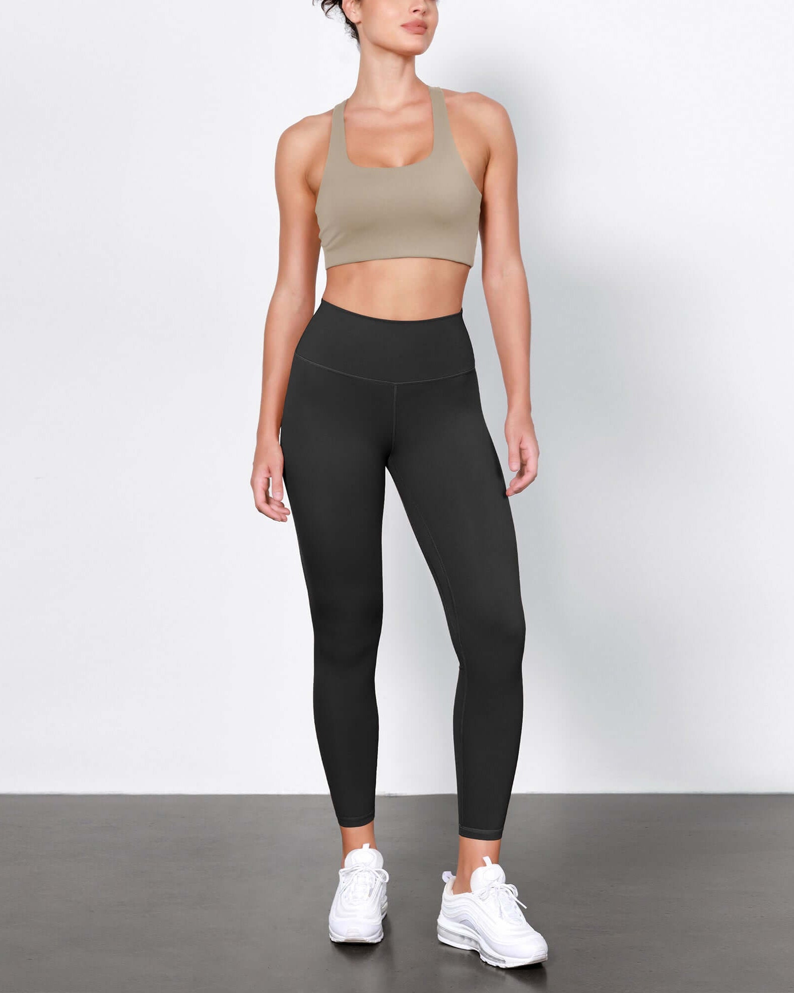 ODLIFT 25 High Waist Compression Yoga Leggings Onyx Black - ododos