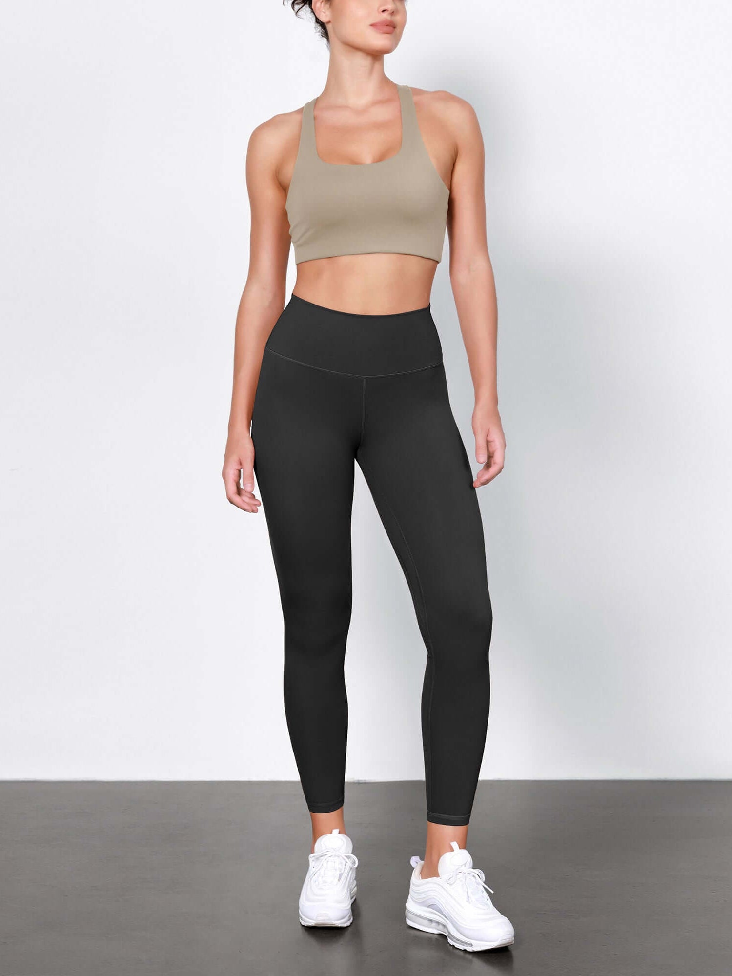 ODLIFT 25 High Waist Compression Yoga Leggings Onyx Black - ododos