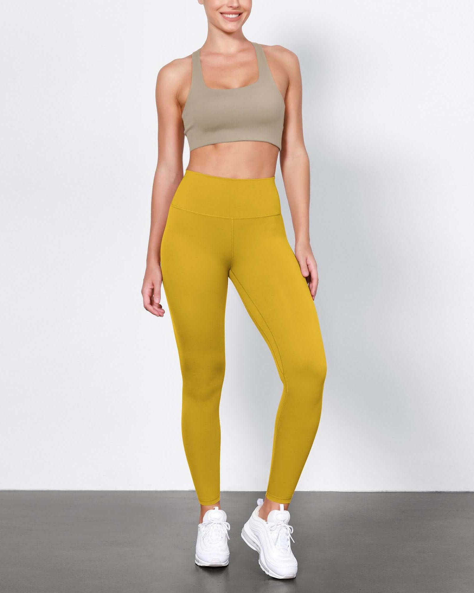 ODLIFT 28 High Waist Compression Yoga Leggings Mango Mint - ododos