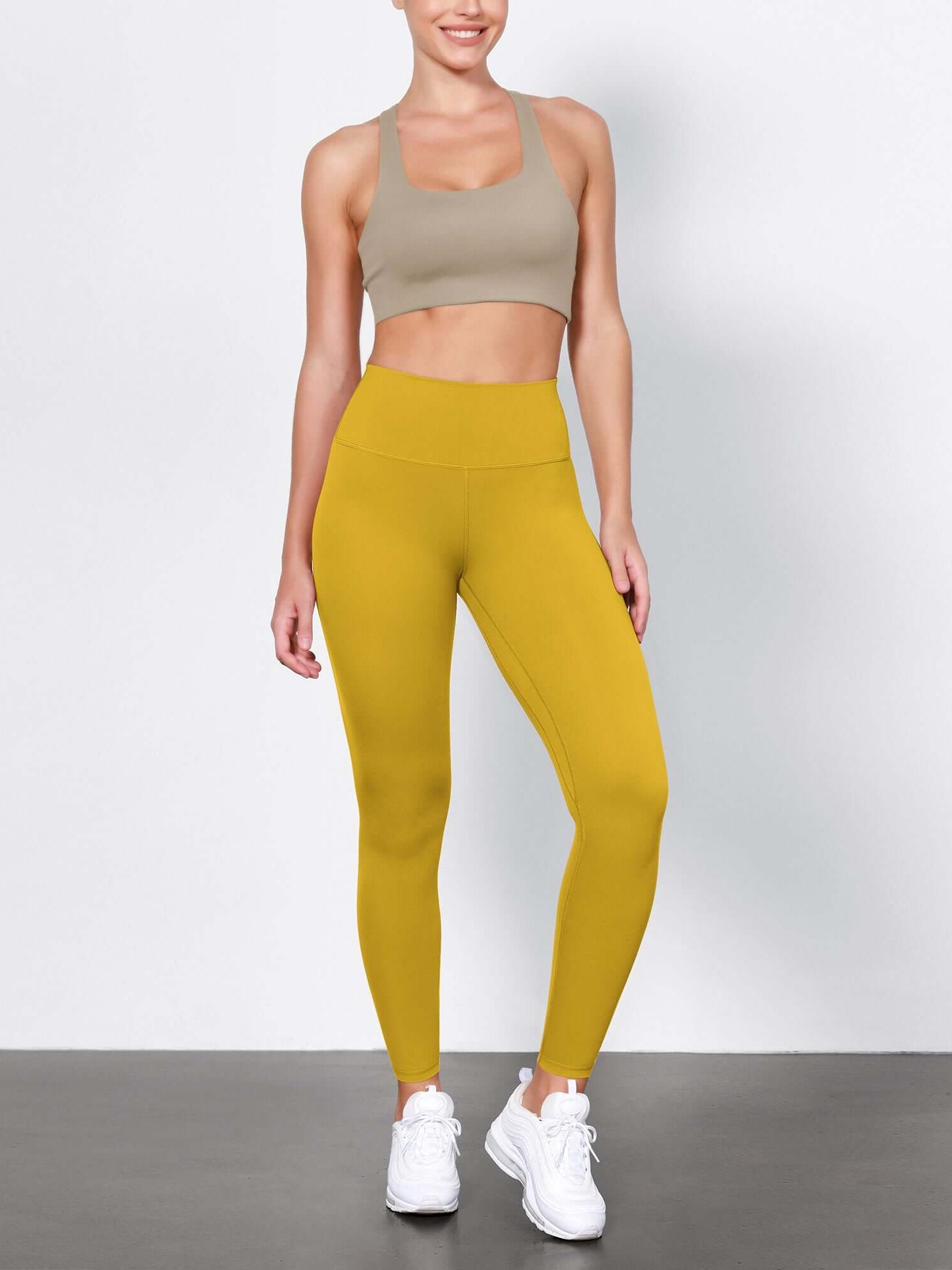 ODLIFT 28 High Waist Compression Yoga Leggings Mango Mint - ododos