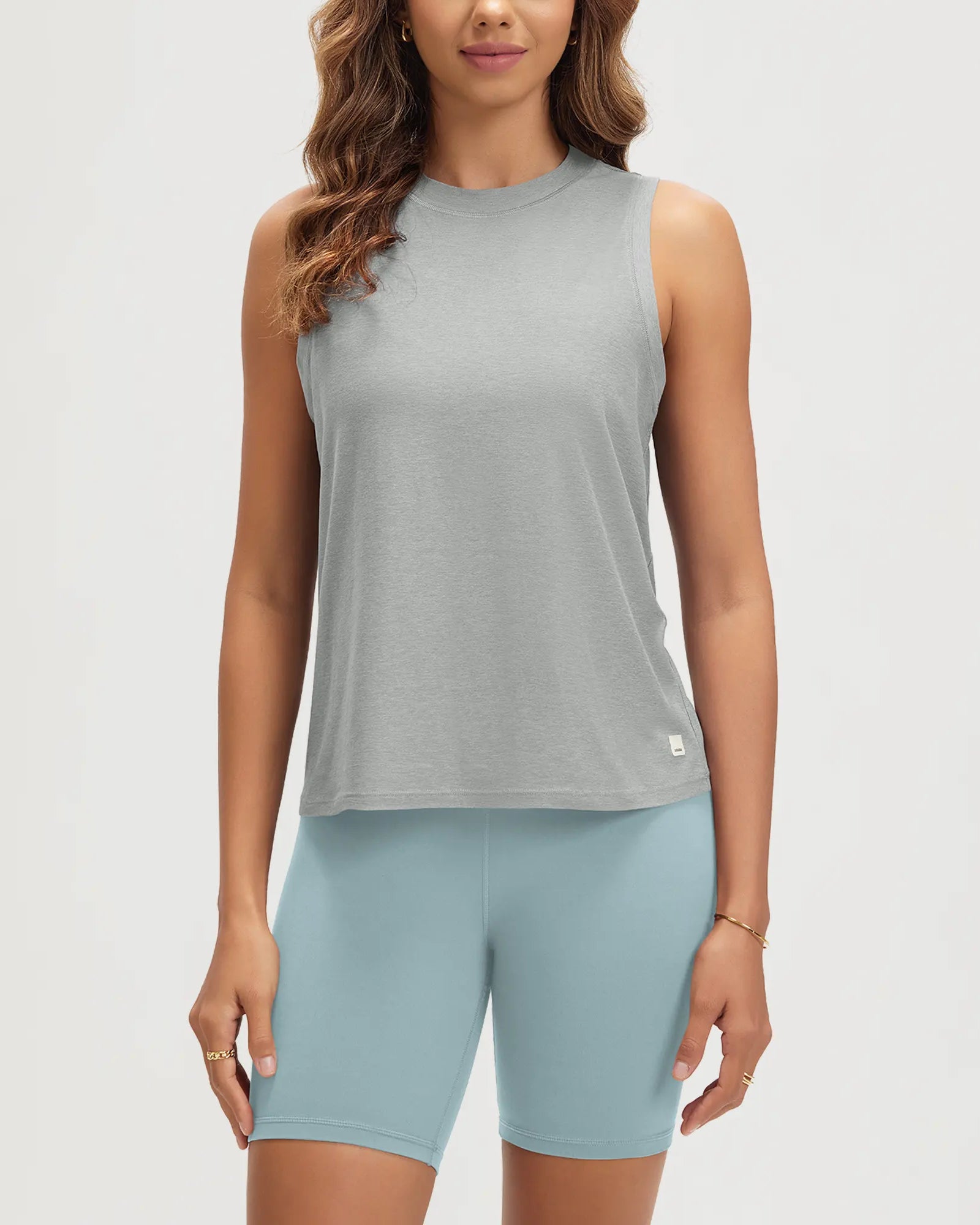 ODODOS Stratum women's performance tank with soft fabric and athletic fit.