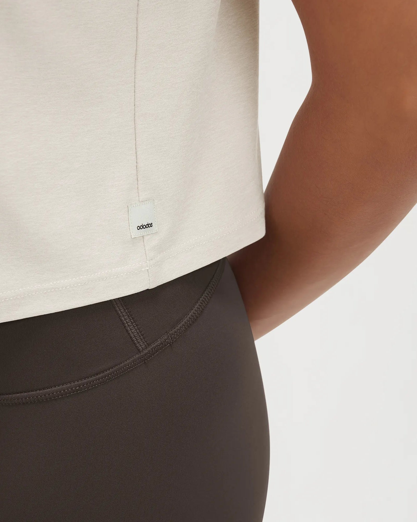 ODODOS Stratum Women's Performance Cropped Tee with soft fabric and athletic fit