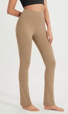 28 High Waist Casual Straight Leg Pants with Back Pocket - ododos