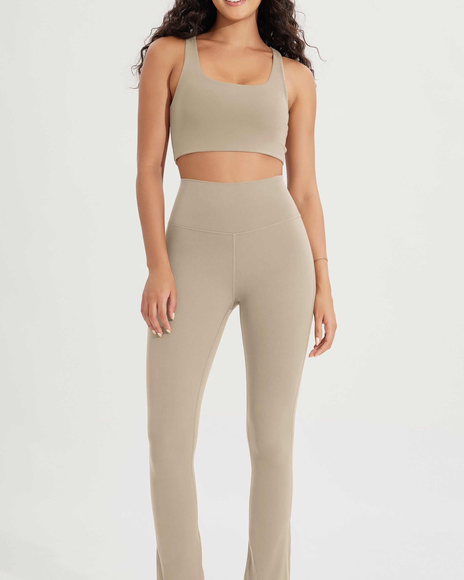 28 High Waist Casual Straight Leg Pants with Back Pocket - ododos