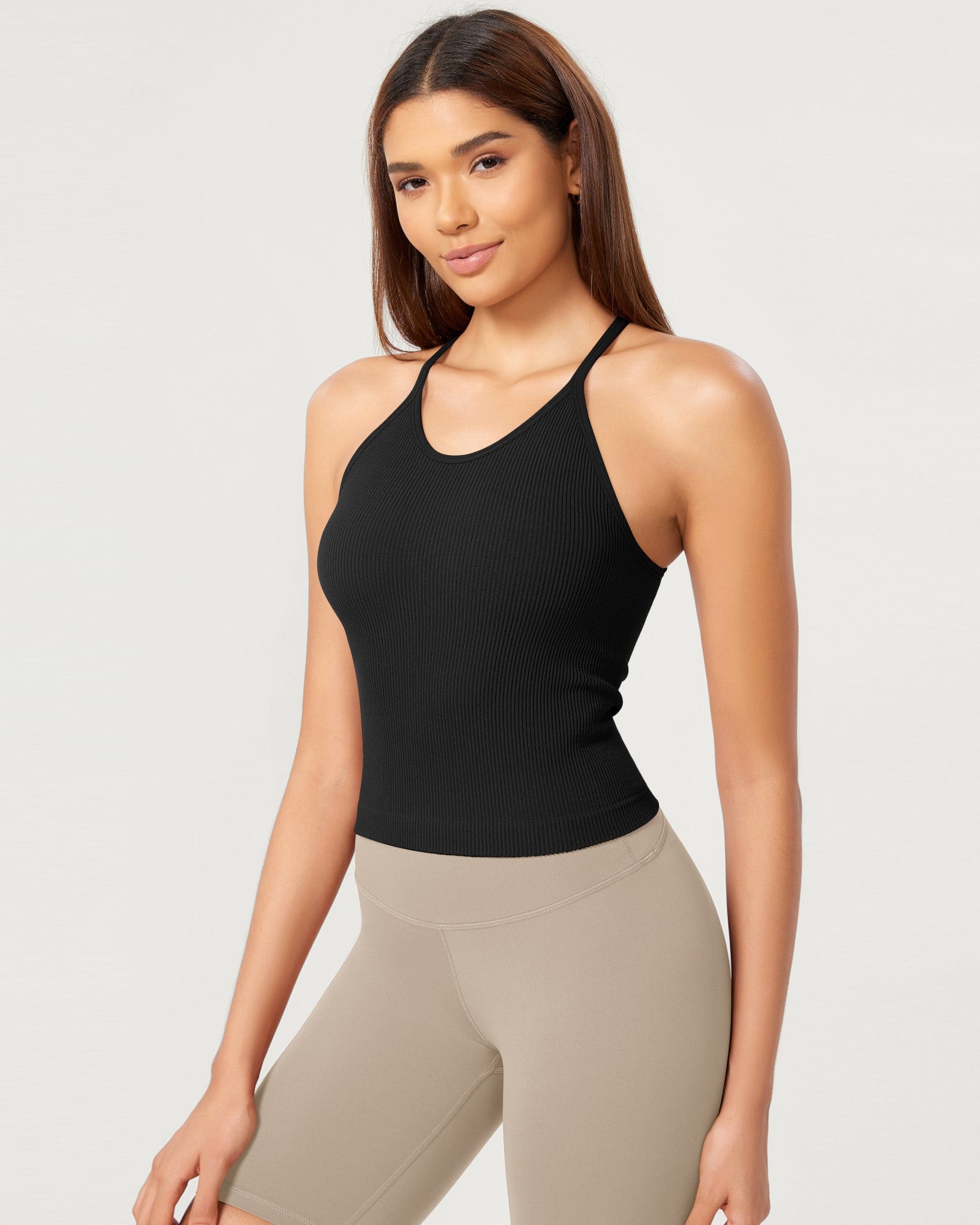 3-Pack Seamless Rib-Knit Camisole - ododos
