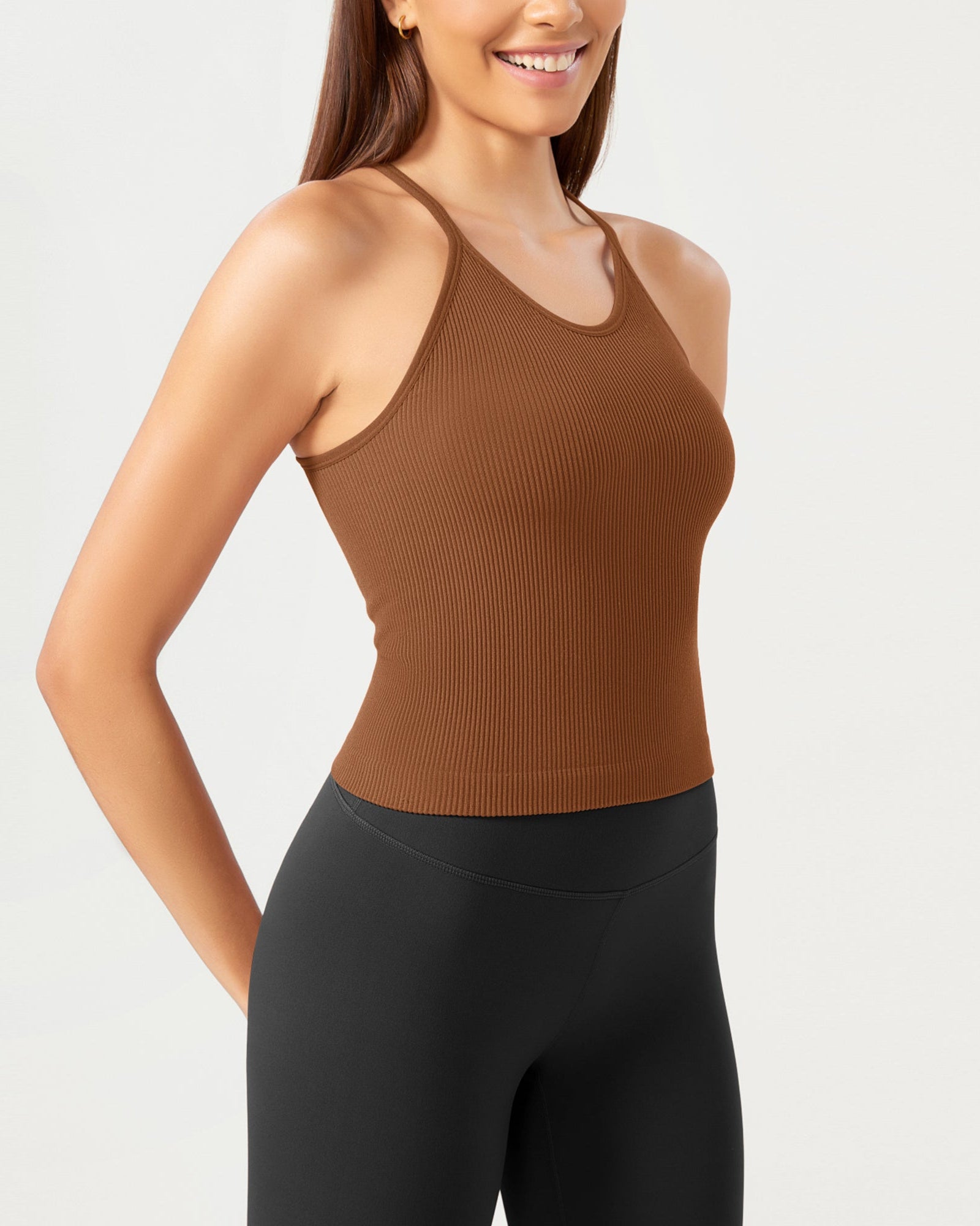 3-Pack Seamless Rib-Knit Camisole - ododos