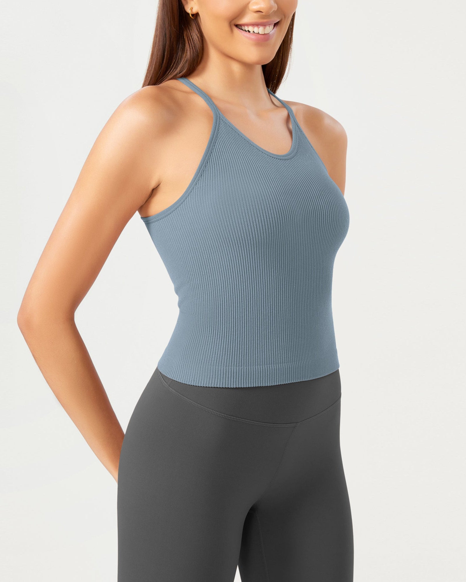 3-Pack Seamless Rib-Knit Camisole - ododos