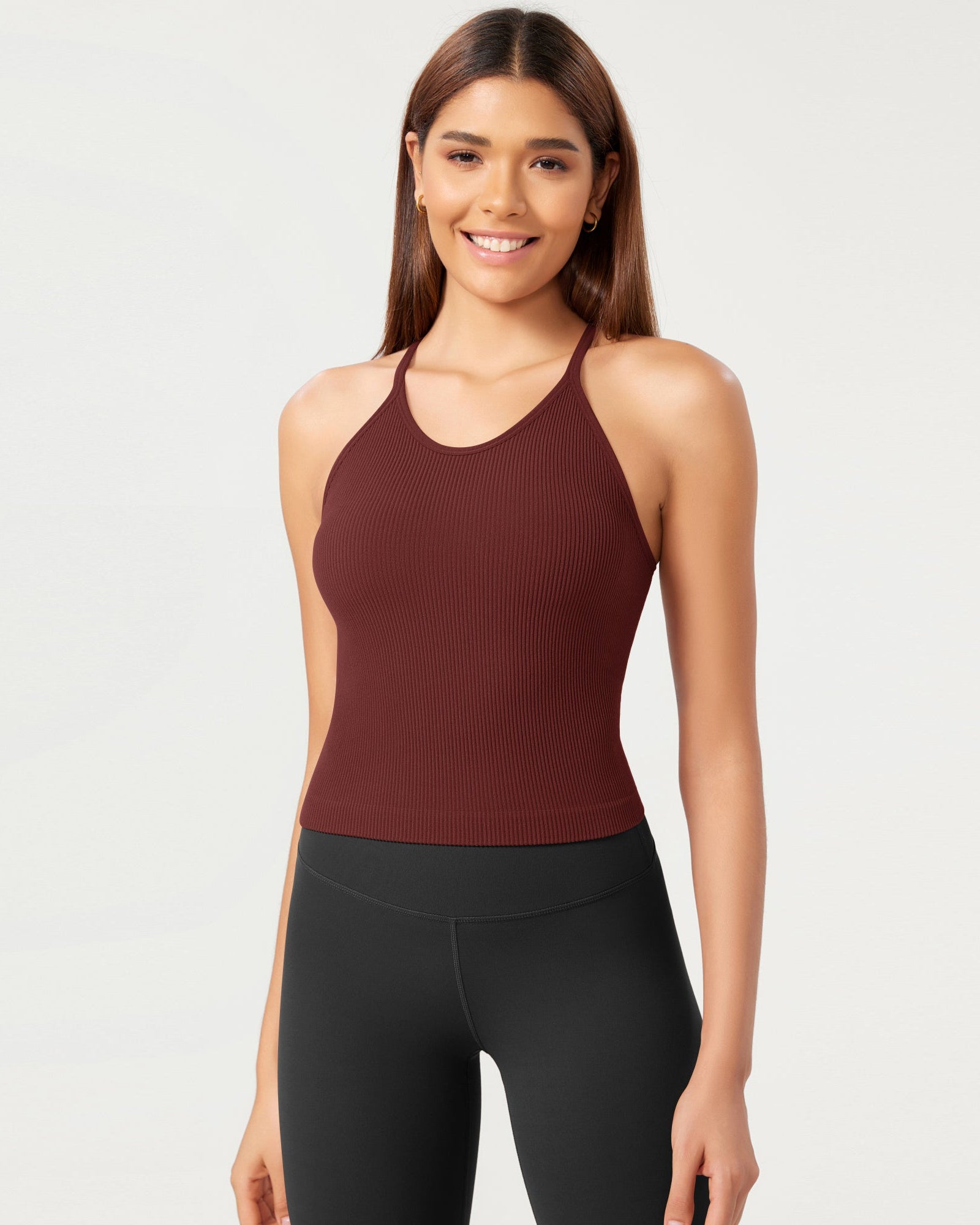 3-Pack Seamless Rib-Knit Camisole - ododos