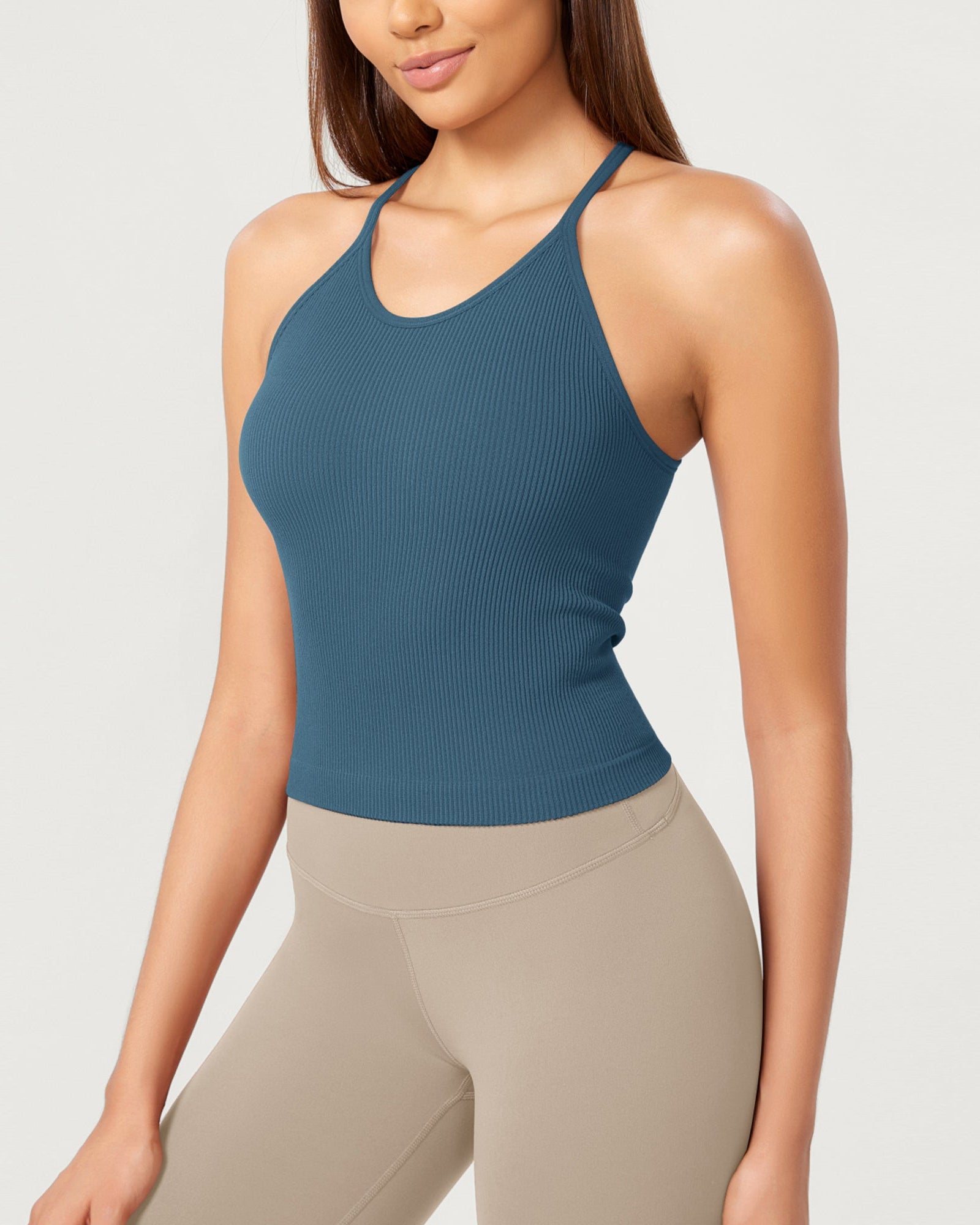 3-Pack Seamless Rib-Knit Camisole - ododos