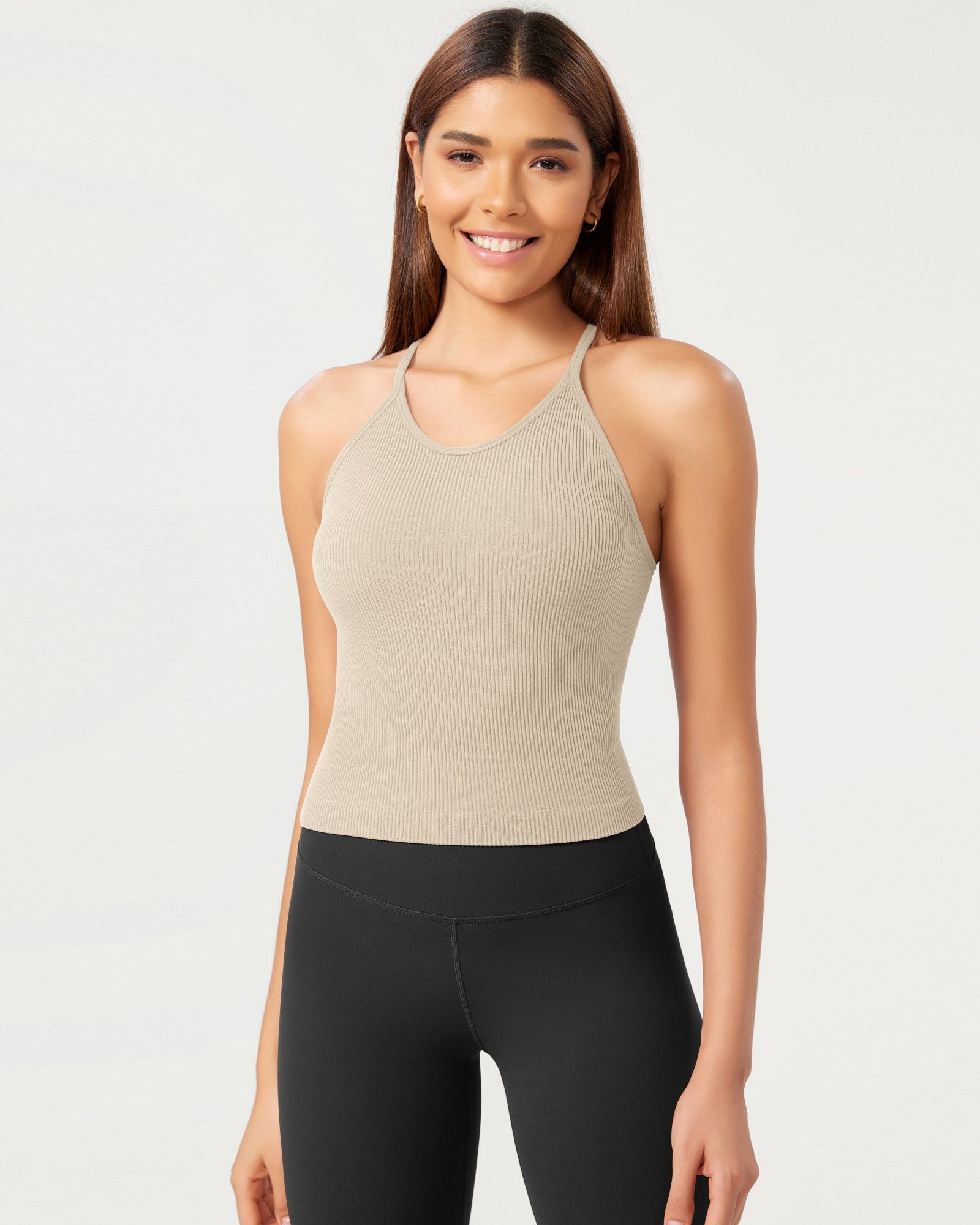 3-Pack Seamless Rib-Knit Camisole - ododos