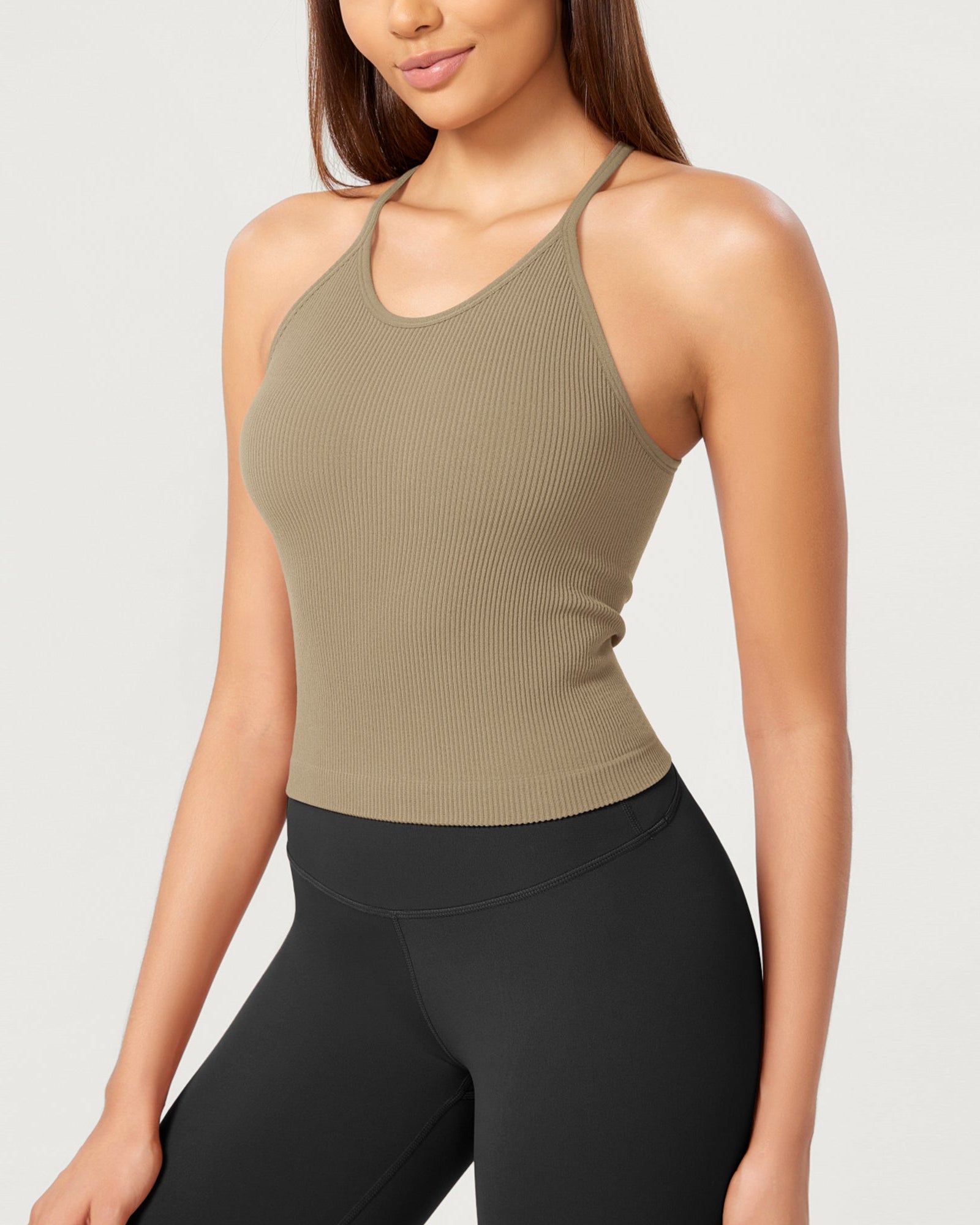 3-Pack Seamless Rib-Knit Camisole - ododos