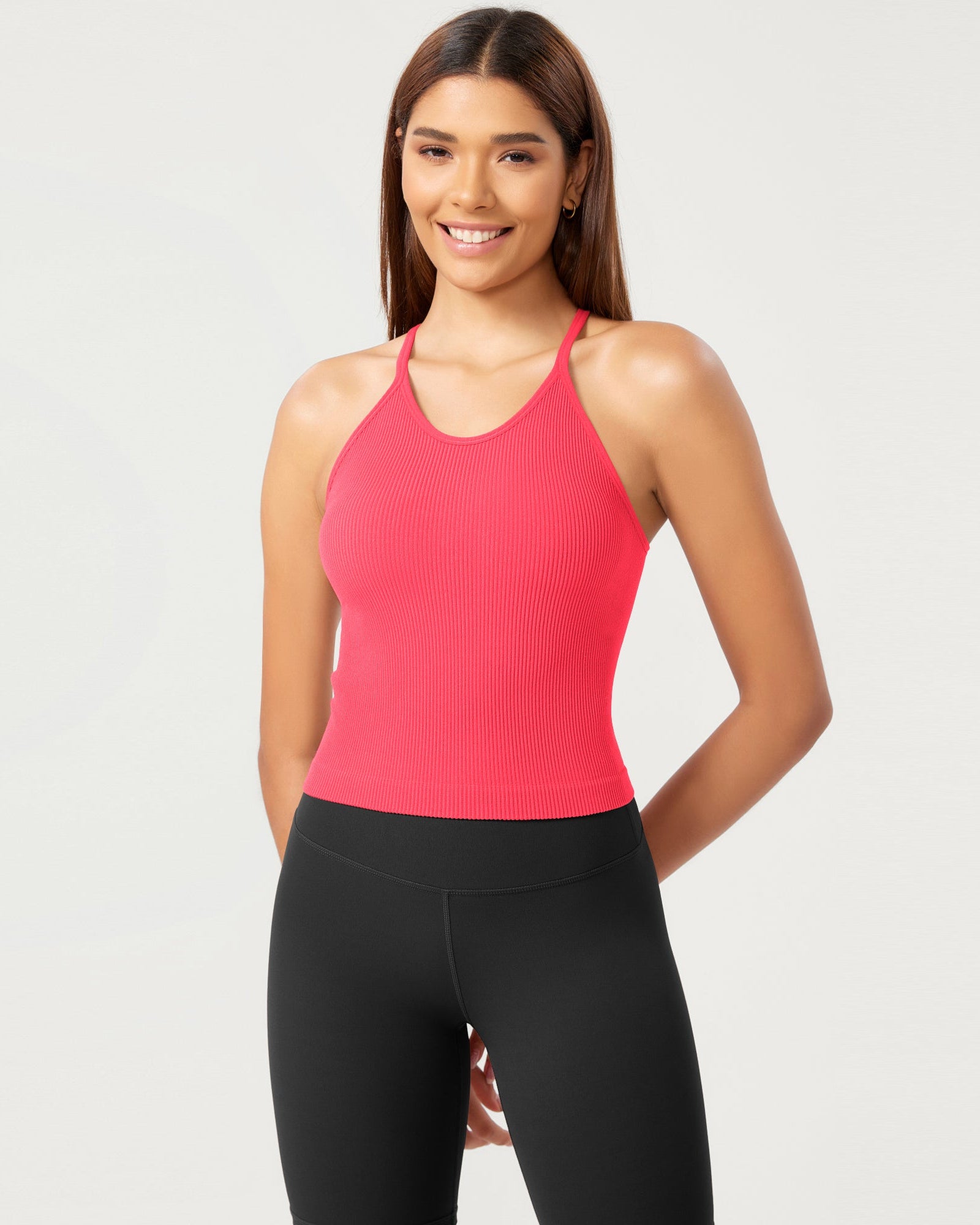3-Pack Seamless Rib-Knit Camisole - ododos
