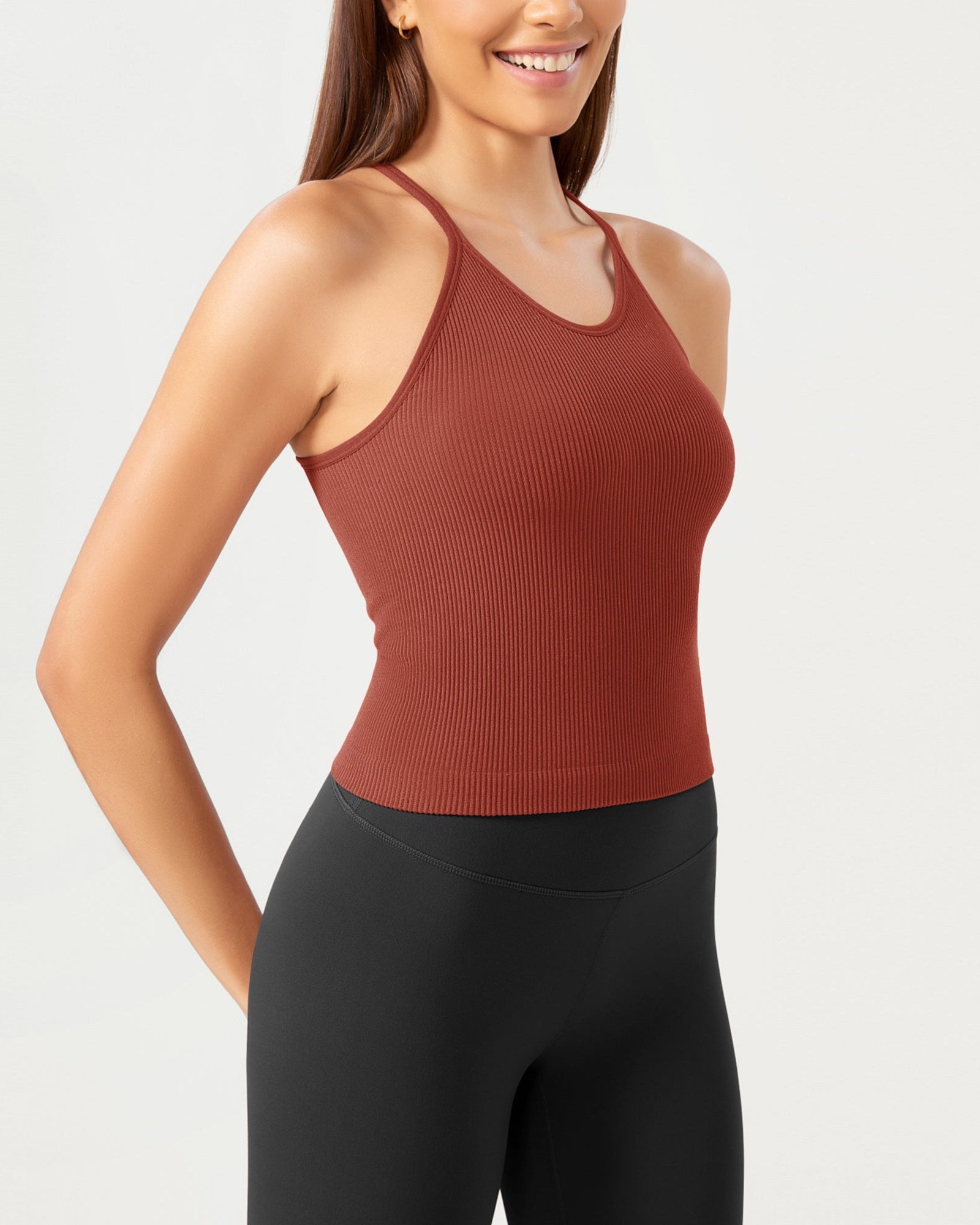 3-Pack Seamless Rib-Knit Camisole - ododos