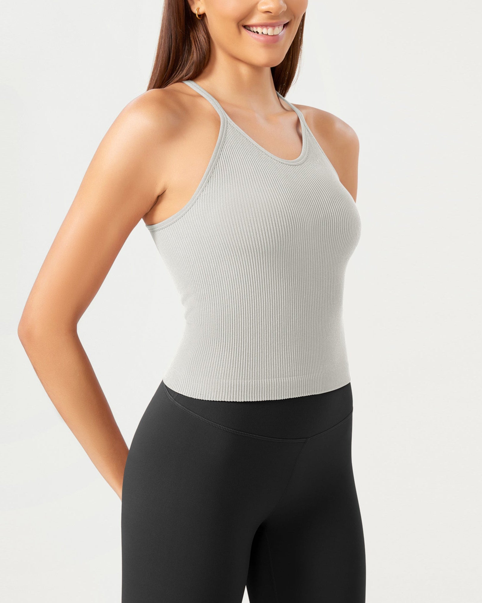 3-Pack Seamless Rib-Knit Camisole - ododos