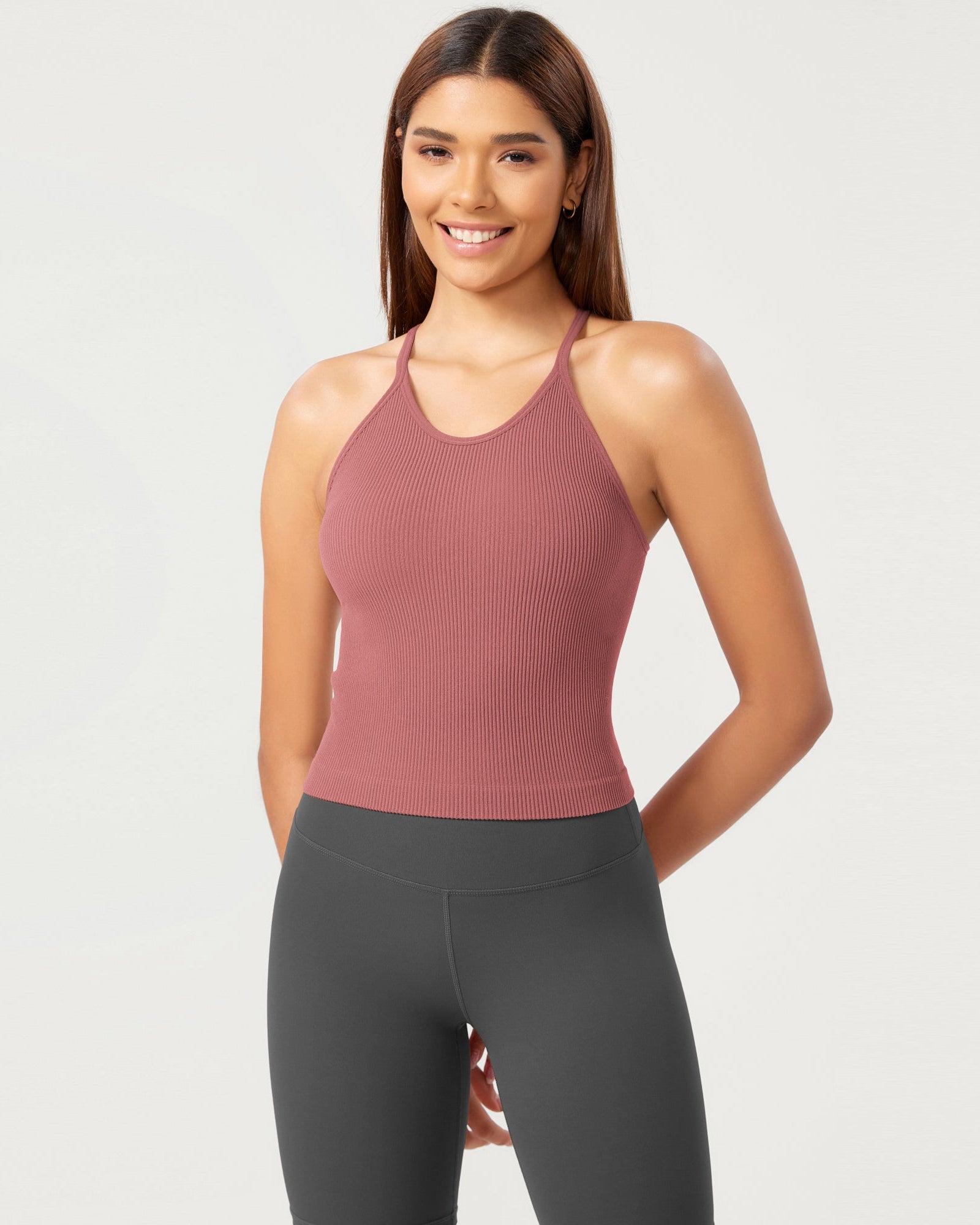 3-Pack Seamless Rib-Knit Camisole - ododos